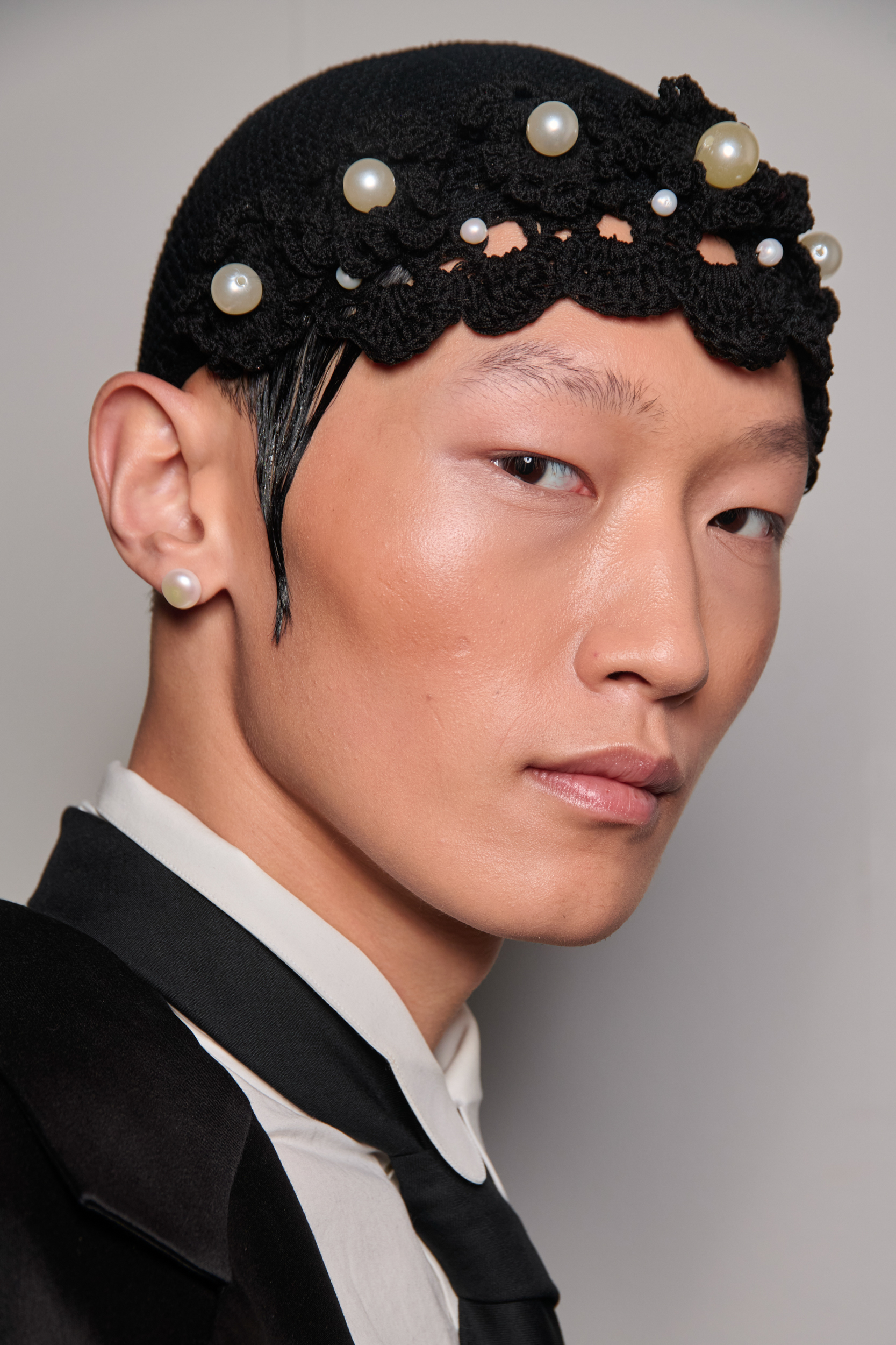 Sean Suen  Spring 2025 Men's Fashion Show Backstage