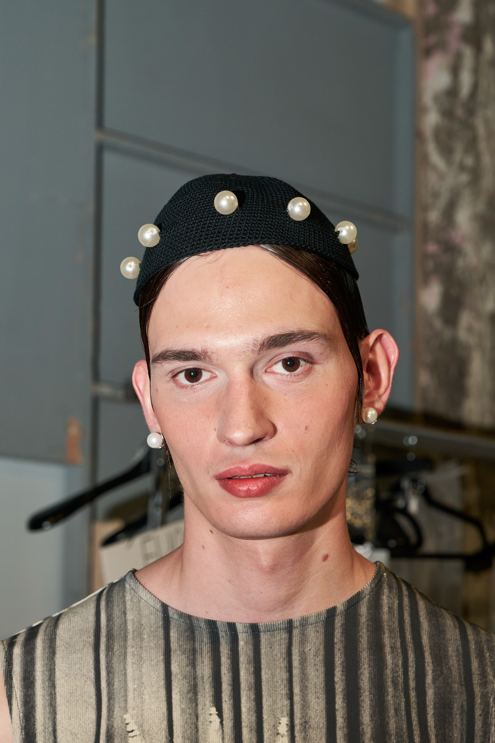 Sean Suen  Spring 2025 Men's Fashion Show Backstage