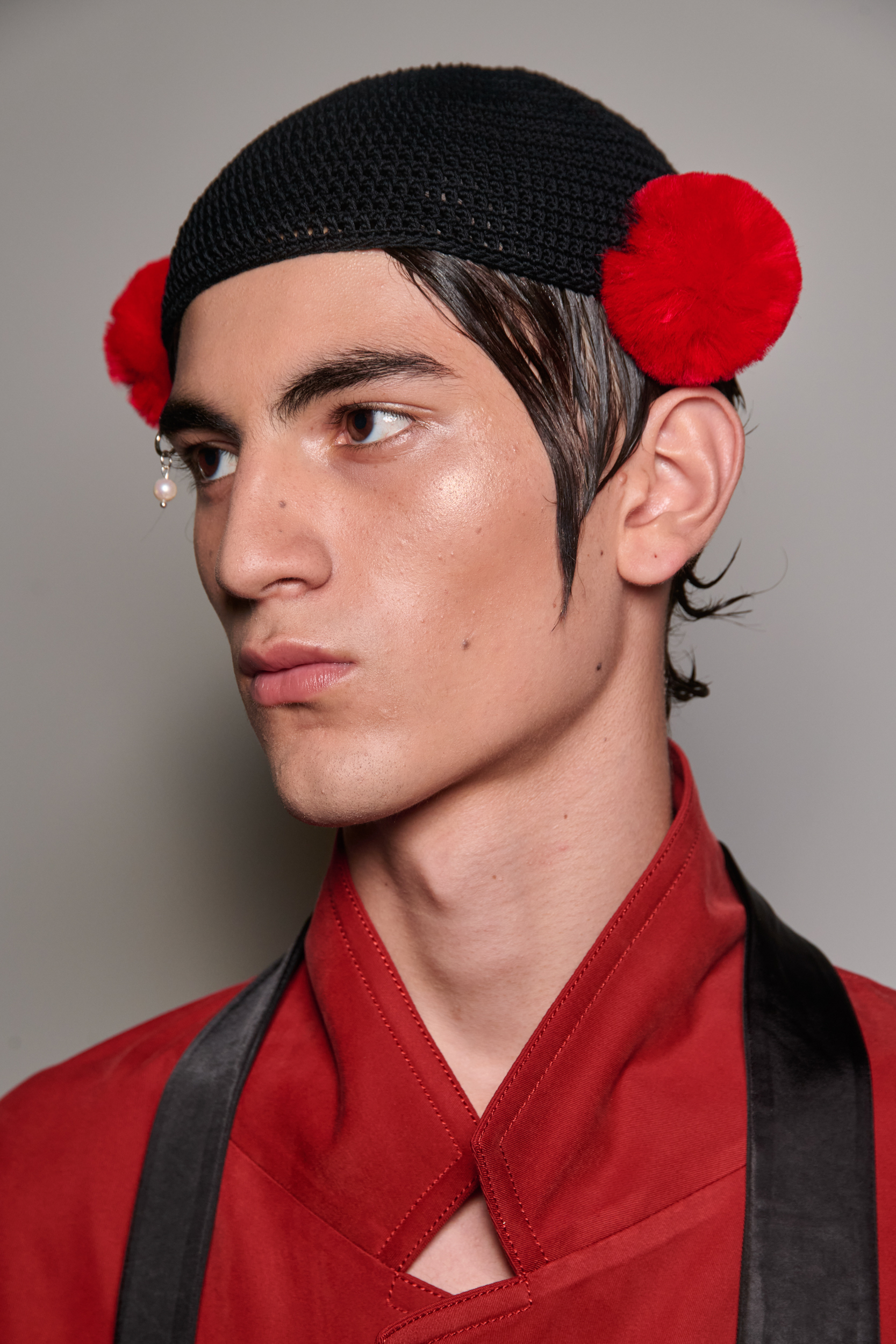 Sean Suen  Spring 2025 Men's Fashion Show Backstage