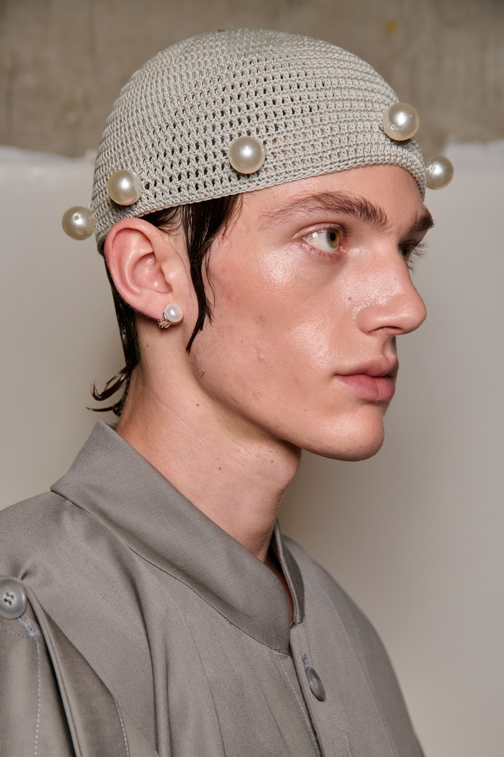 Sean Suen  Spring 2025 Men's Fashion Show Backstage