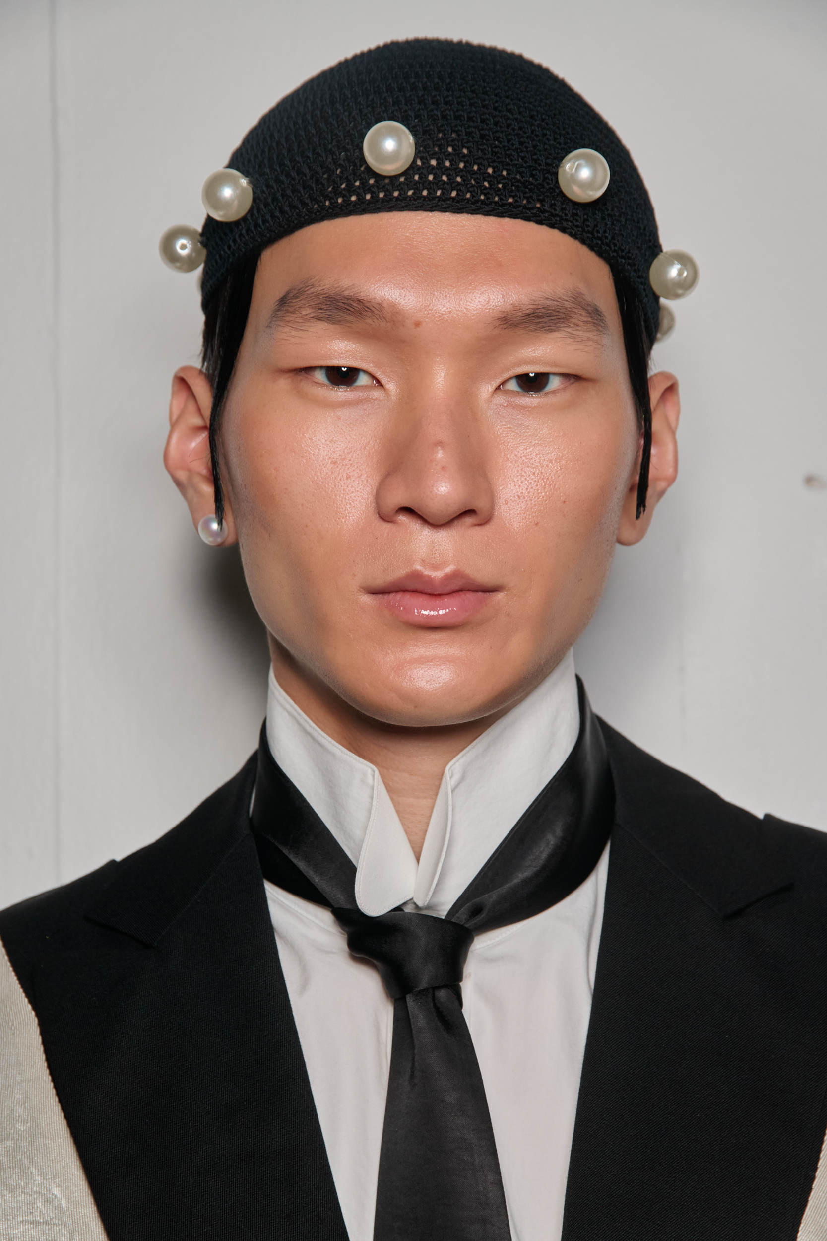 Sean Suen  Spring 2025 Men's Fashion Show Backstage