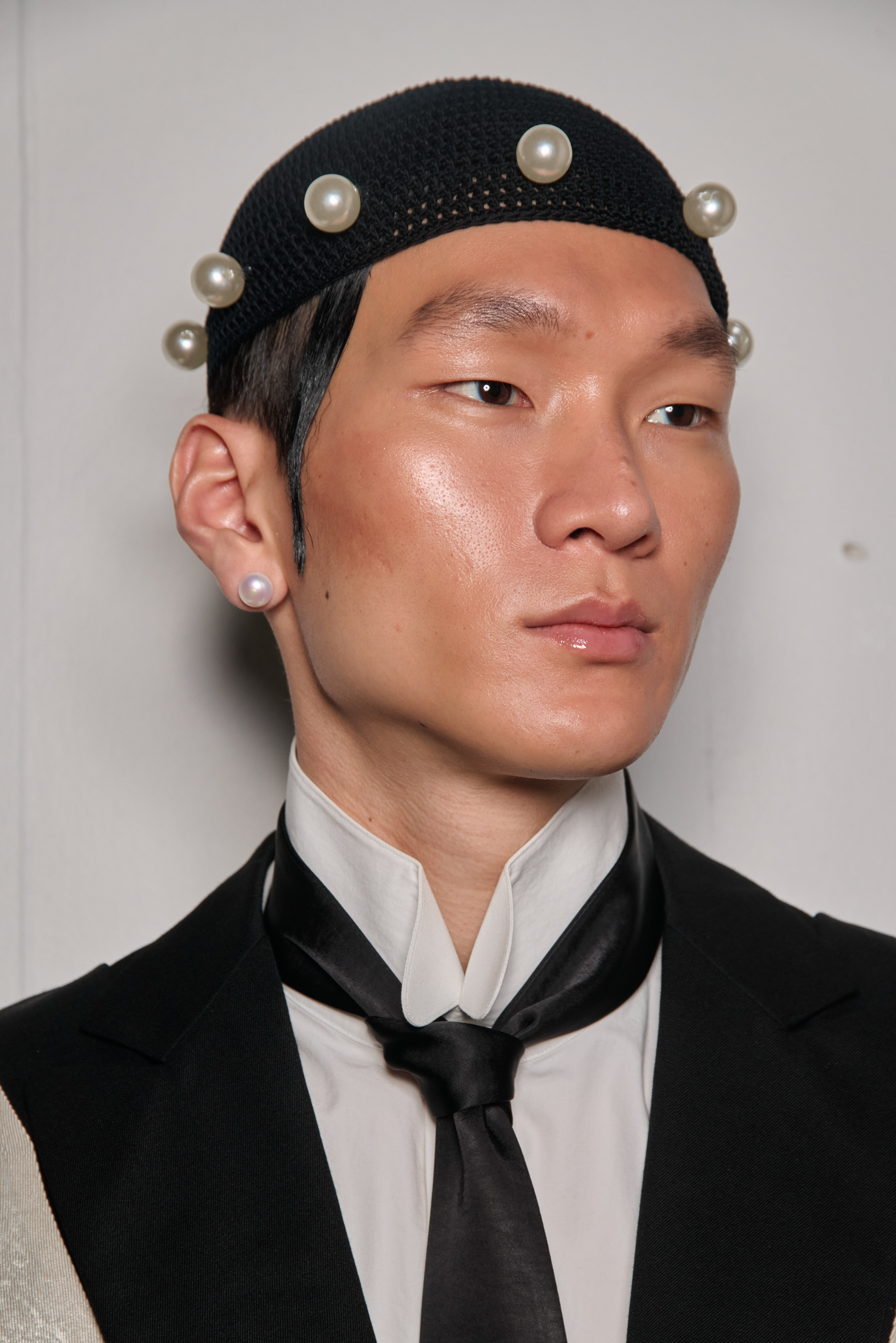 Sean Suen  Spring 2025 Men's Fashion Show Backstage