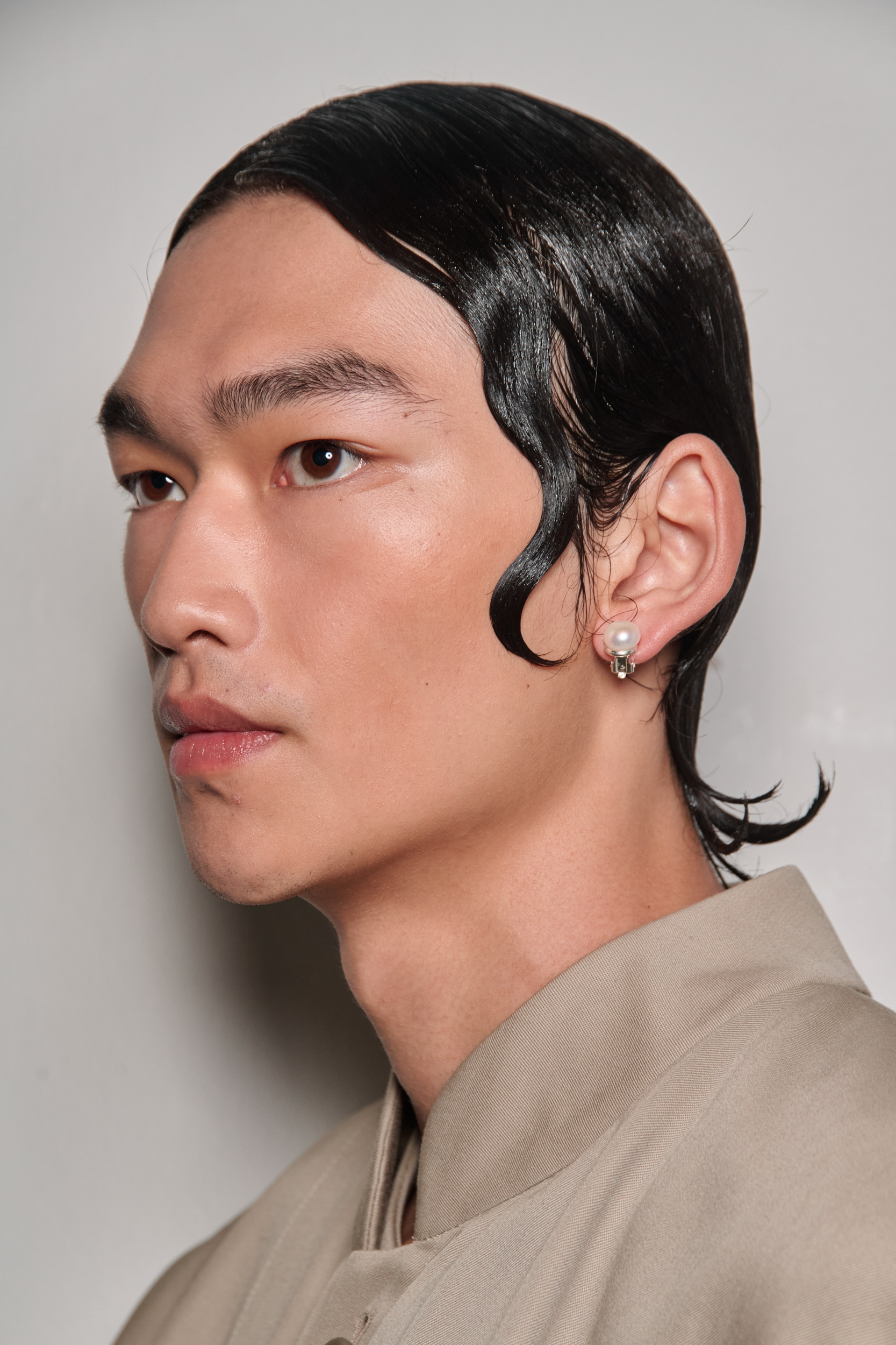 Sean Suen  Spring 2025 Men's Fashion Show Backstage