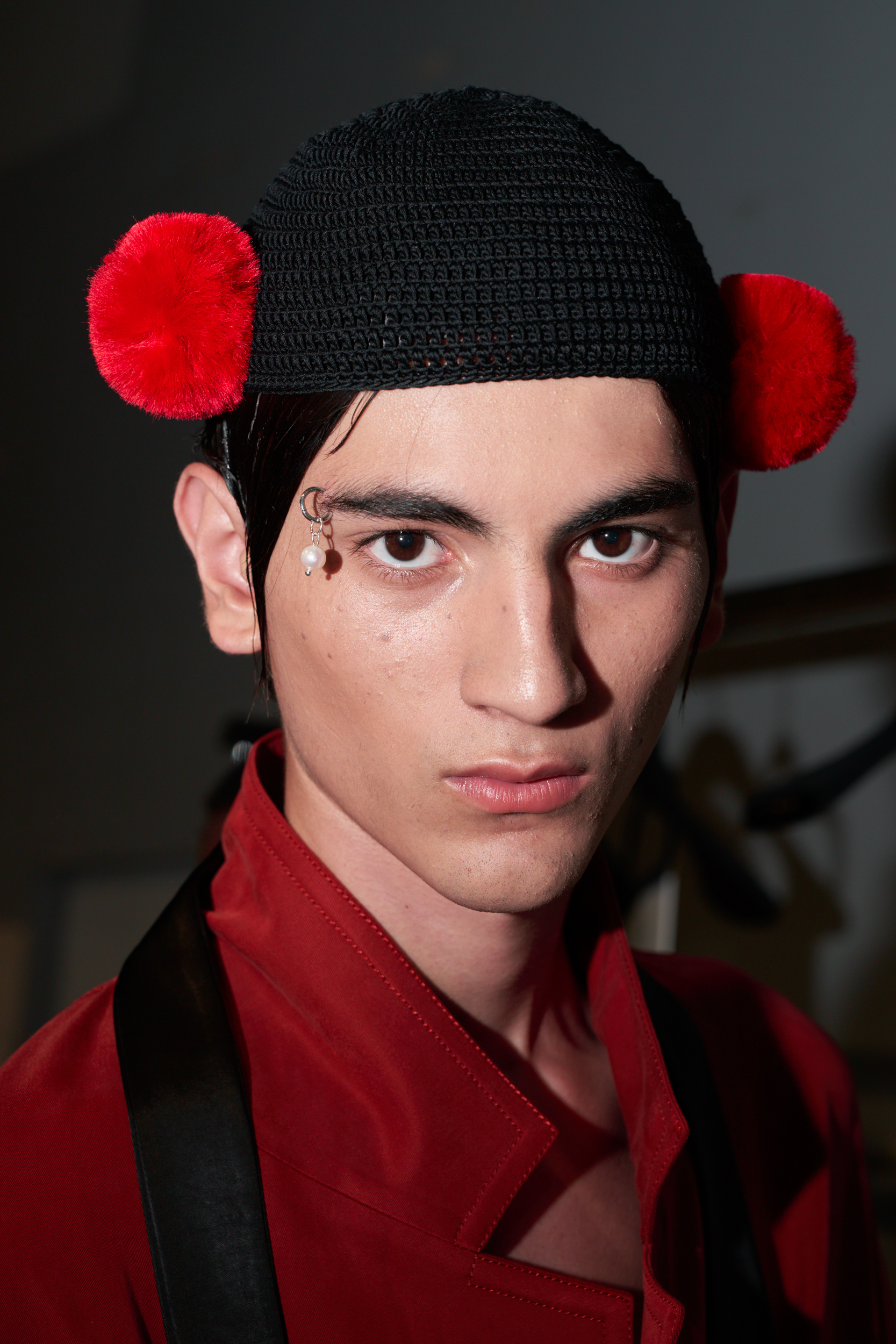 Sean Suen  Spring 2025 Men's Fashion Show Backstage