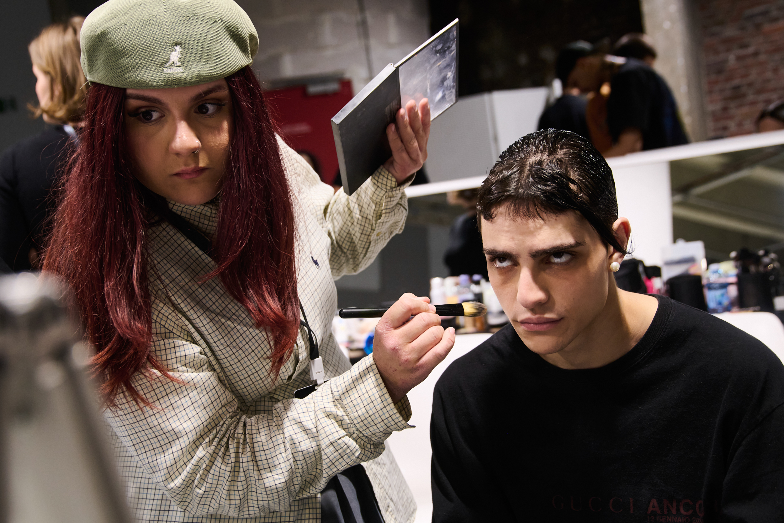 Sean Suen  Spring 2025 Men's Fashion Show Backstage