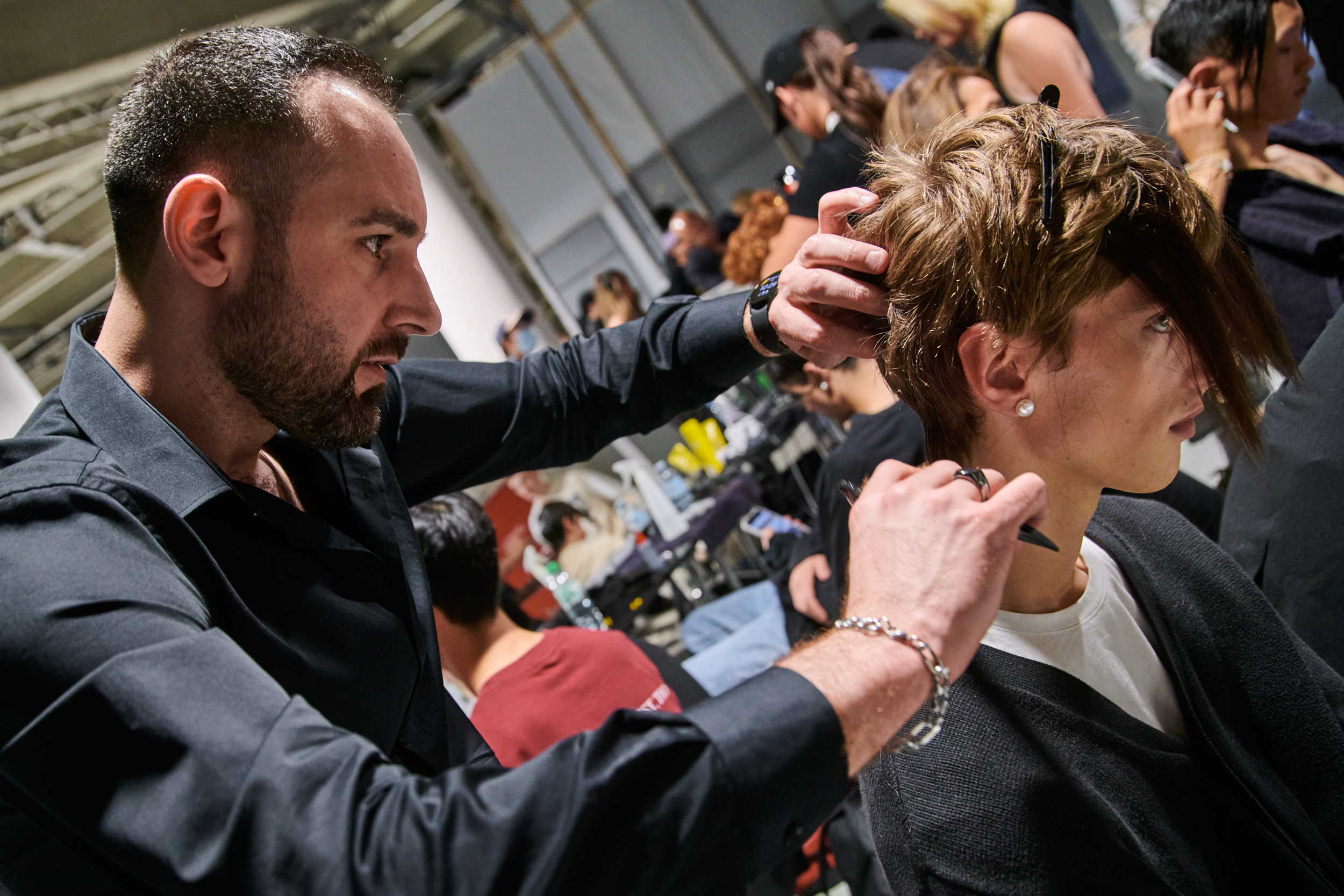 Sean Suen  Spring 2025 Men's Fashion Show Backstage