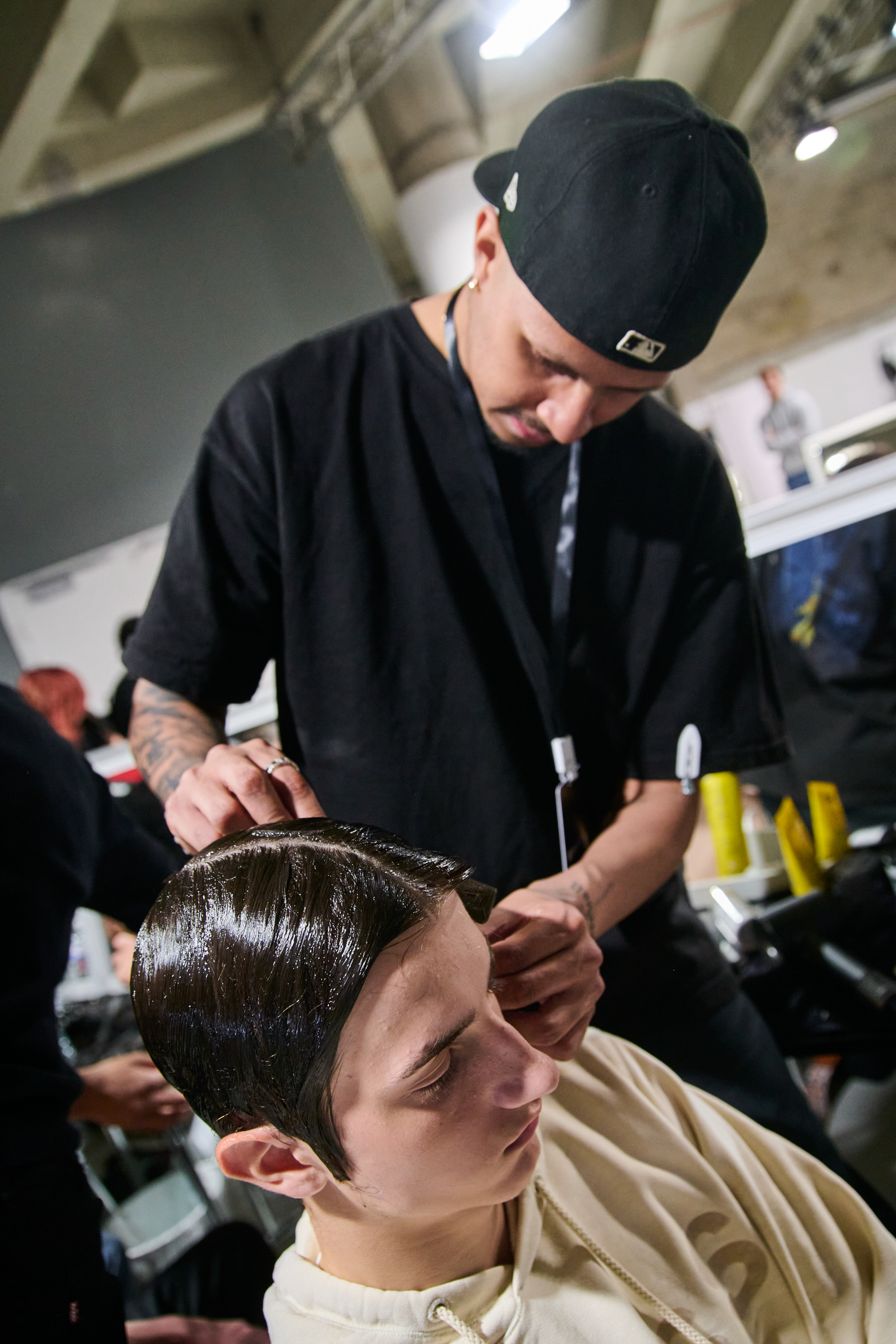 Sean Suen  Spring 2025 Men's Fashion Show Backstage