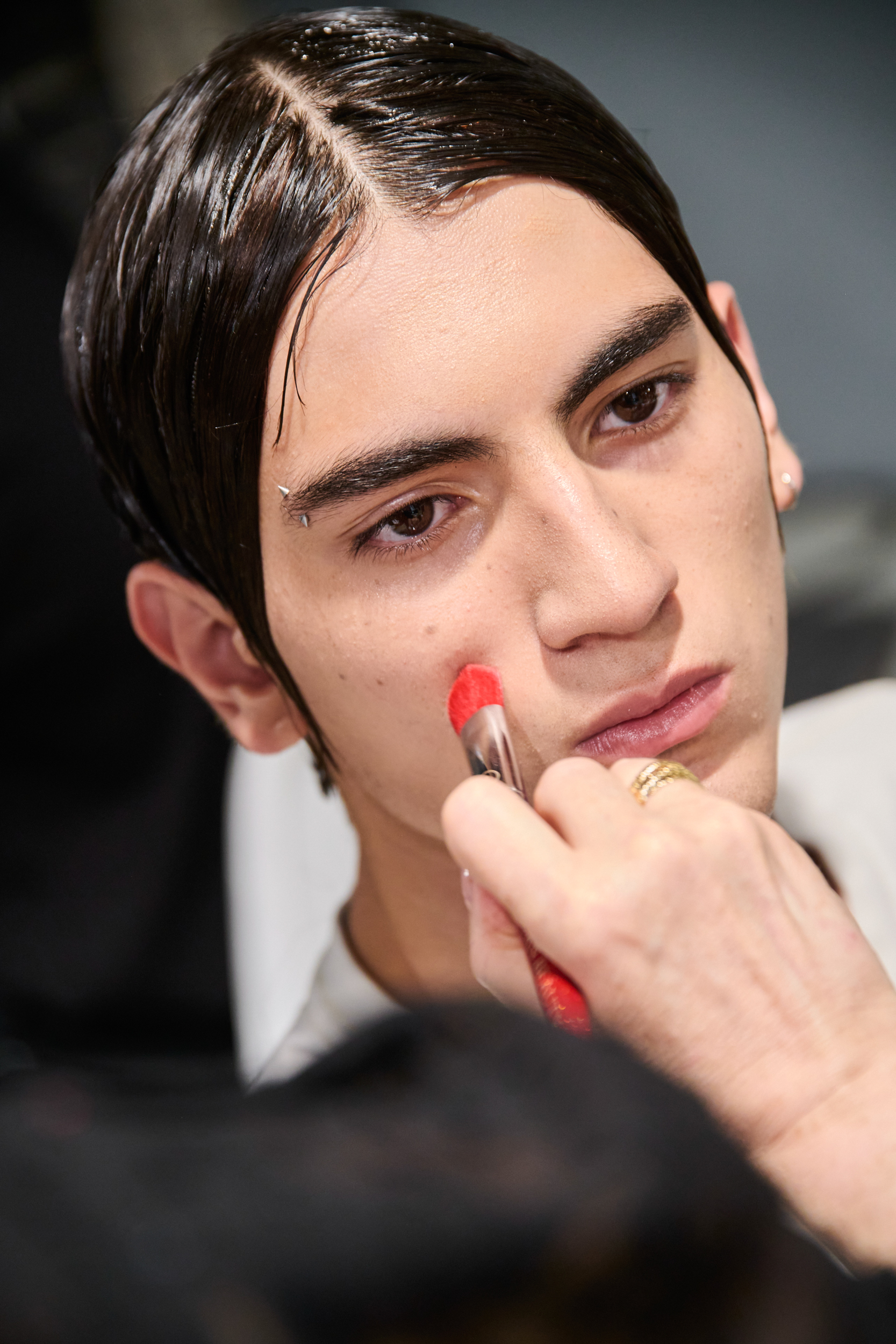 Sean Suen  Spring 2025 Men's Fashion Show Backstage