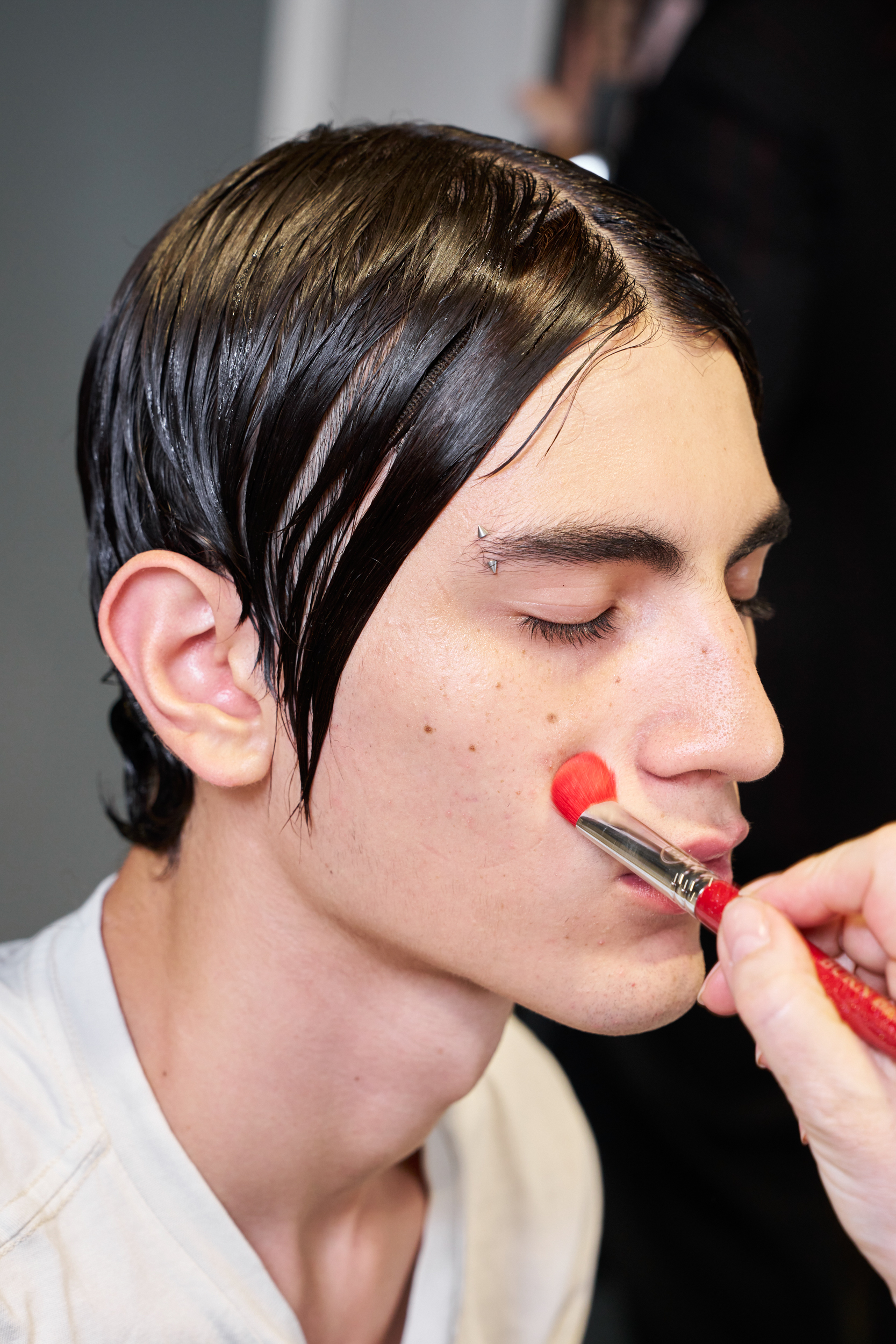 Sean Suen  Spring 2025 Men's Fashion Show Backstage