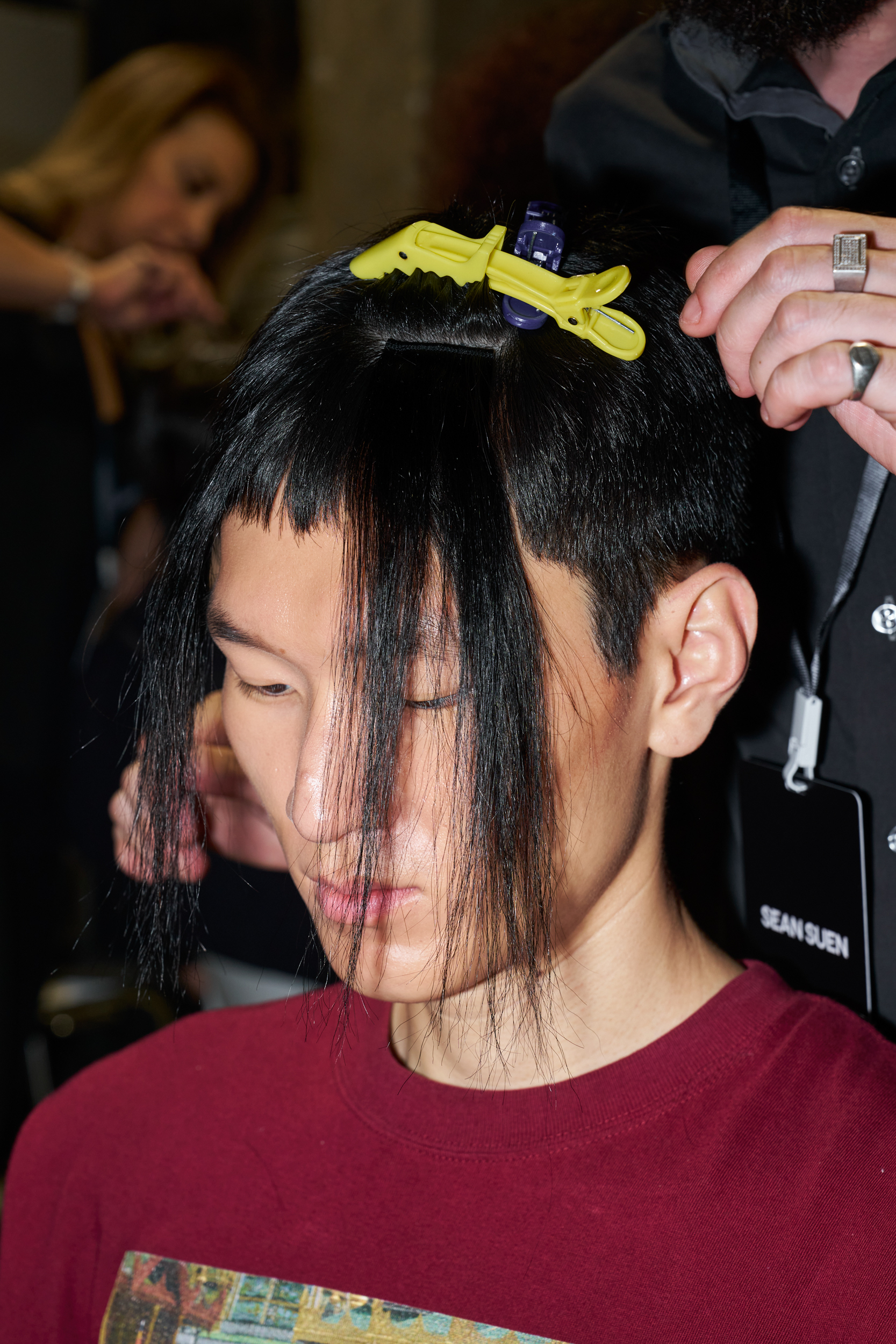 Sean Suen  Spring 2025 Men's Fashion Show Backstage