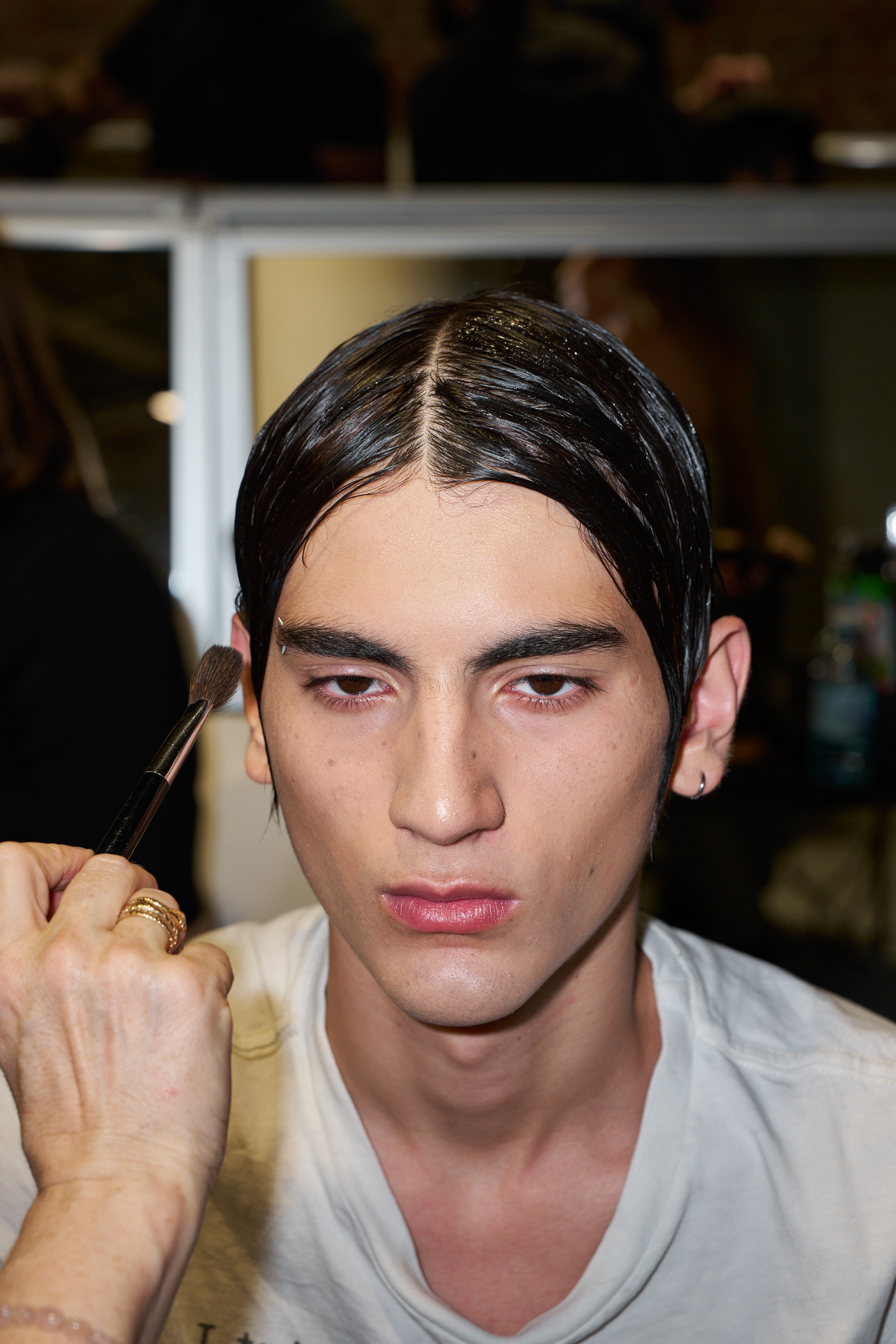 Sean Suen  Spring 2025 Men's Fashion Show Backstage