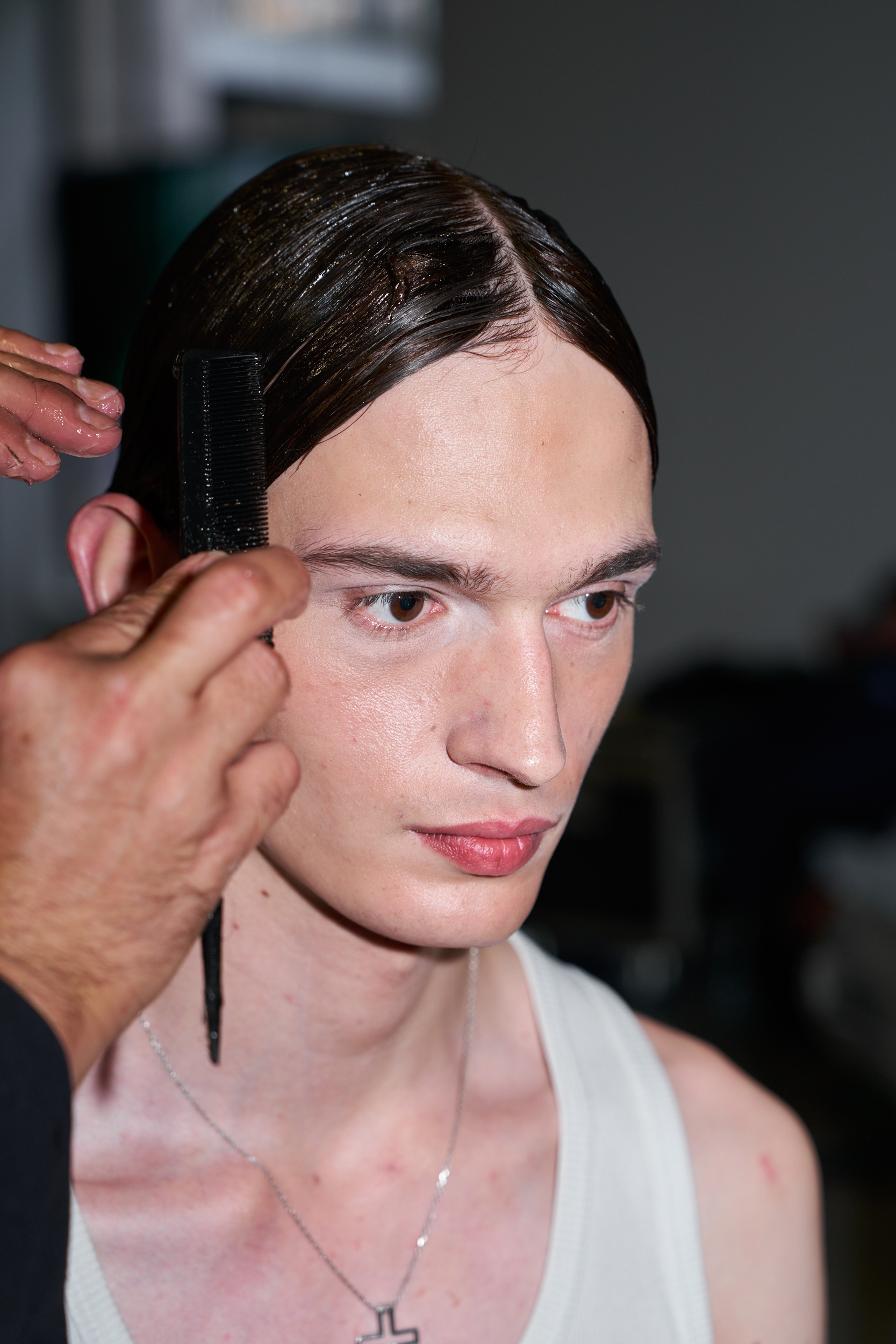 Sean Suen  Spring 2025 Men's Fashion Show Backstage