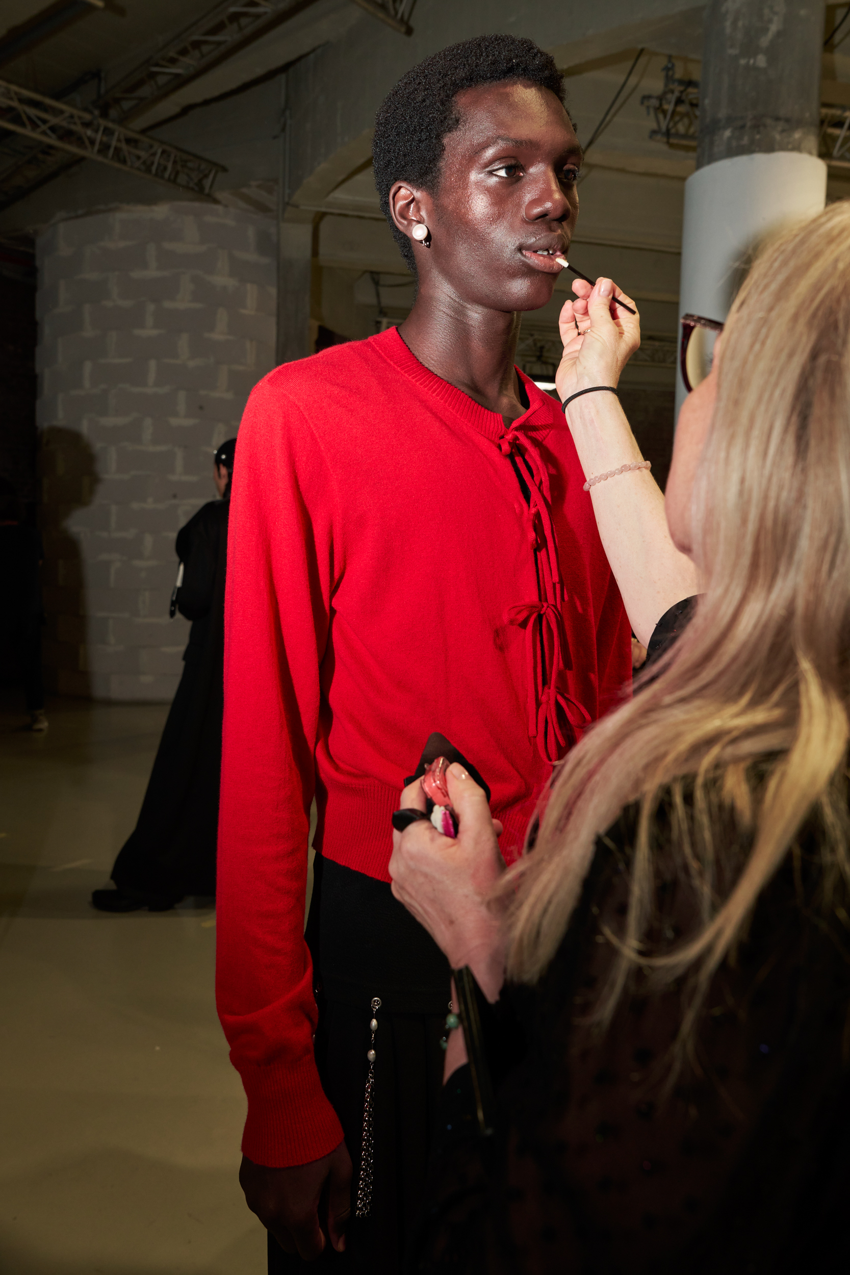 Sean Suen  Spring 2025 Men's Fashion Show Backstage