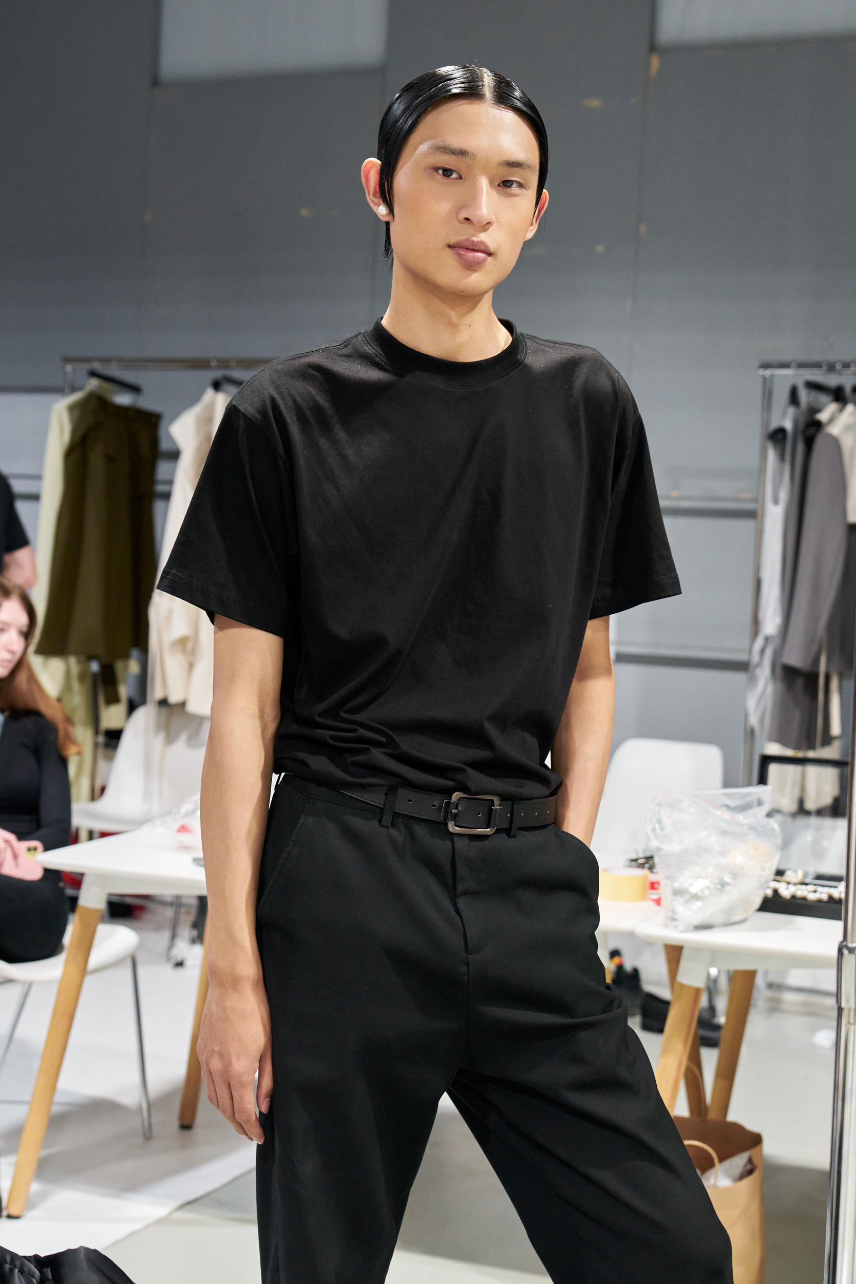 Sean Suen  Spring 2025 Men's Fashion Show Backstage