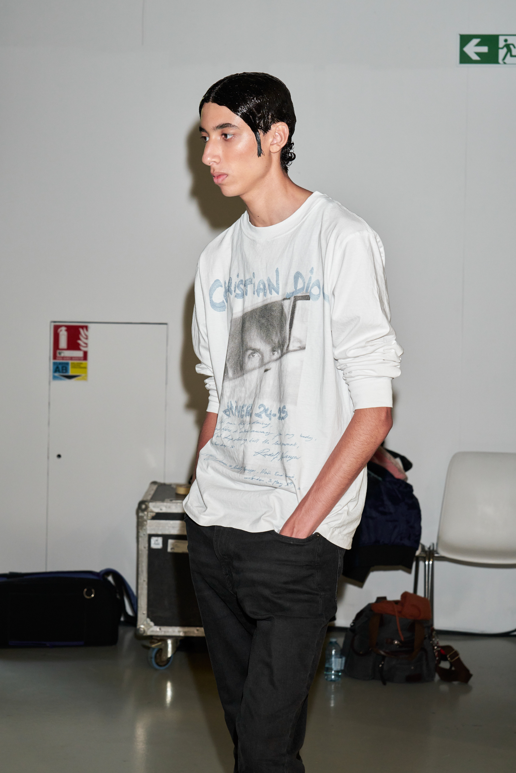 Sean Suen  Spring 2025 Men's Fashion Show Backstage