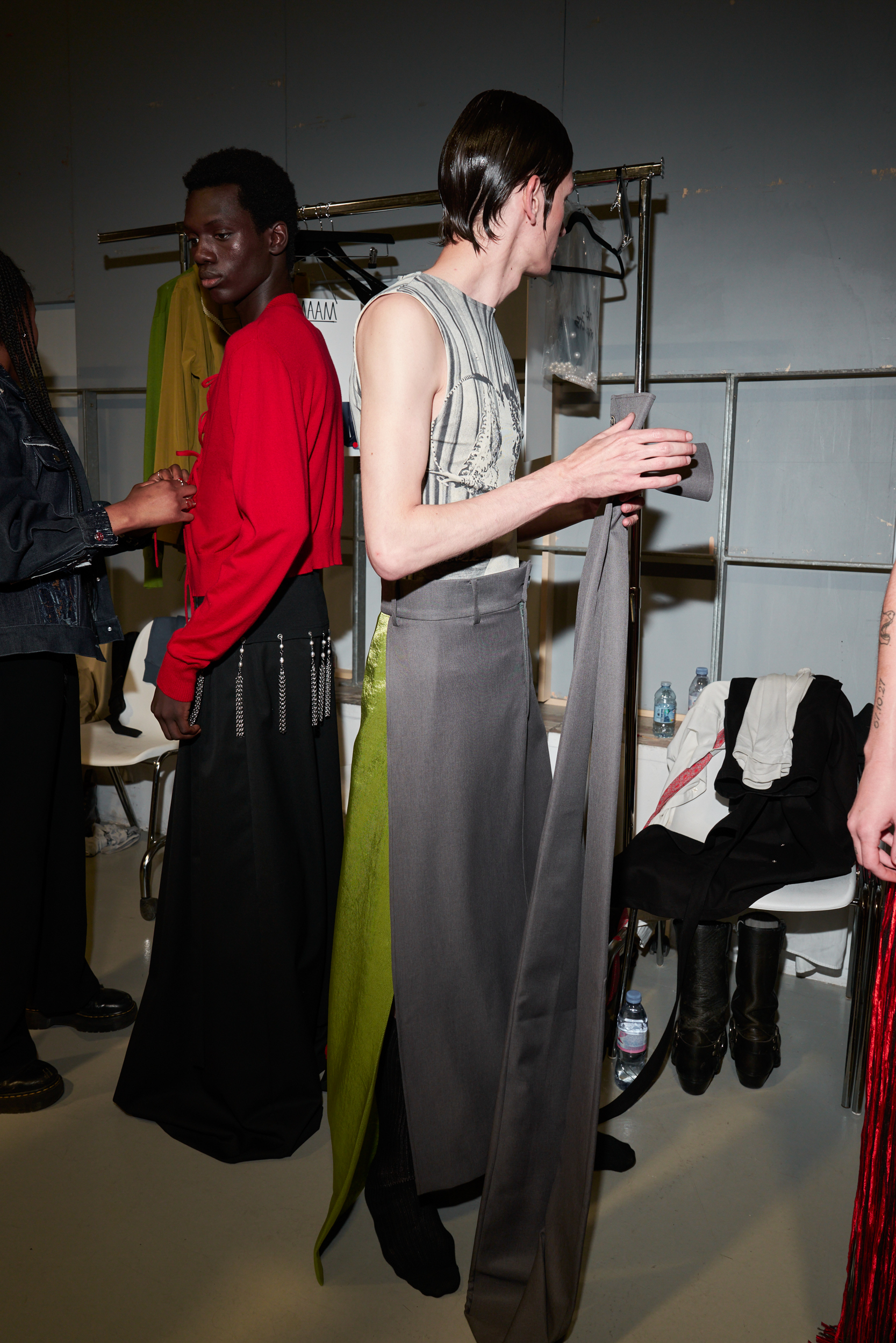 Sean Suen  Spring 2025 Men's Fashion Show Backstage