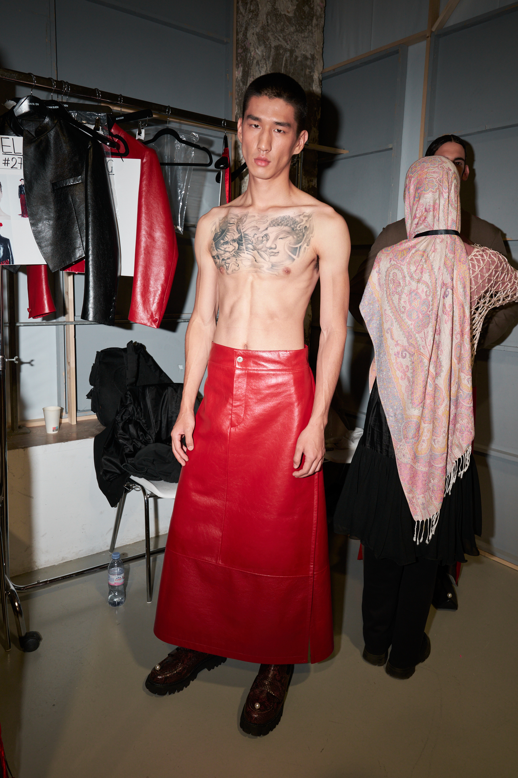 Sean Suen  Spring 2025 Men's Fashion Show Backstage