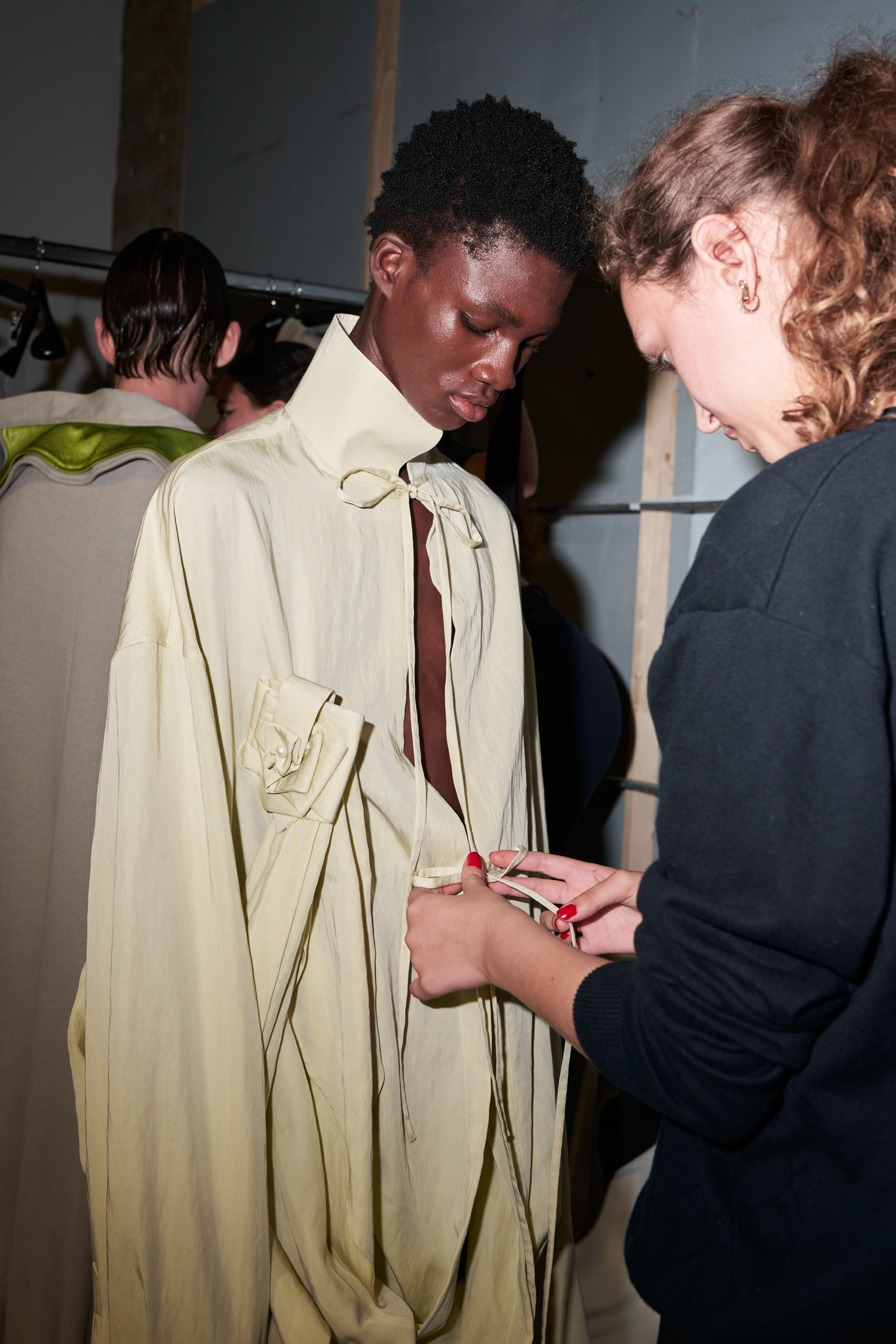 Sean Suen  Spring 2025 Men's Fashion Show Backstage