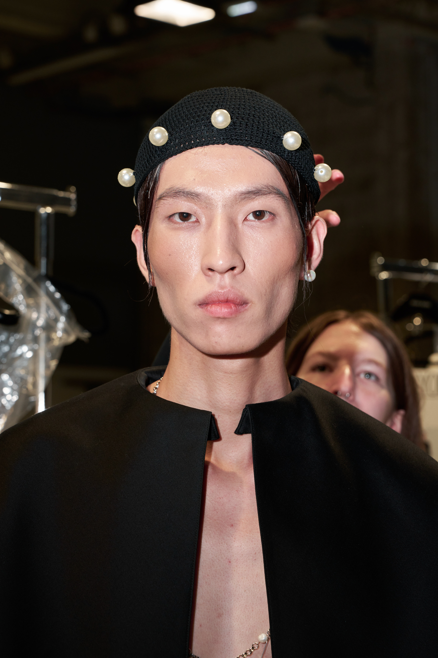 Sean Suen  Spring 2025 Men's Fashion Show Backstage