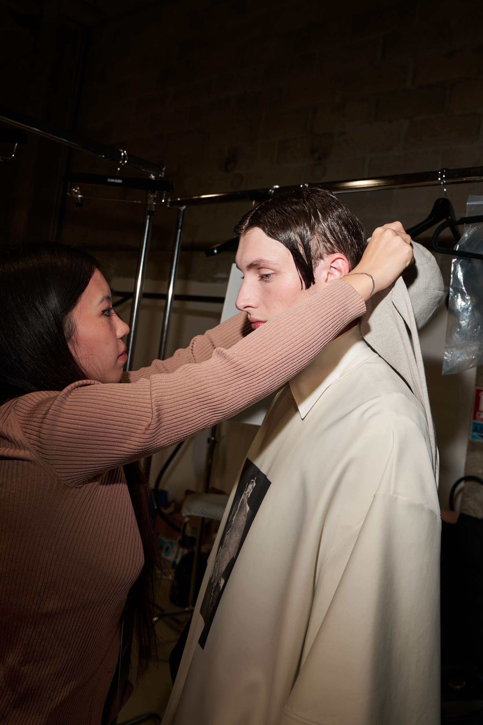 Sean Suen  Spring 2025 Men's Fashion Show Backstage