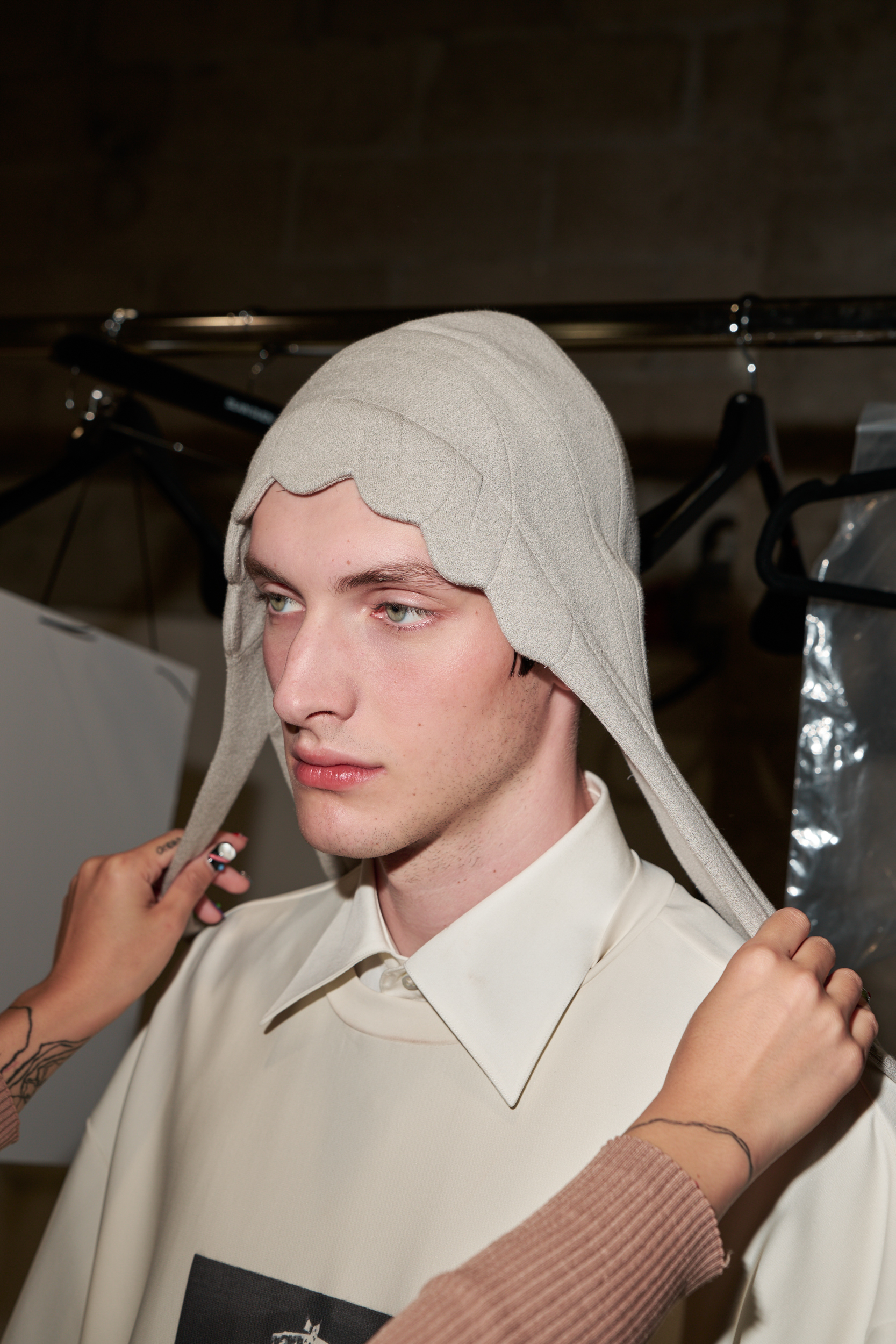 Sean Suen  Spring 2025 Men's Fashion Show Backstage