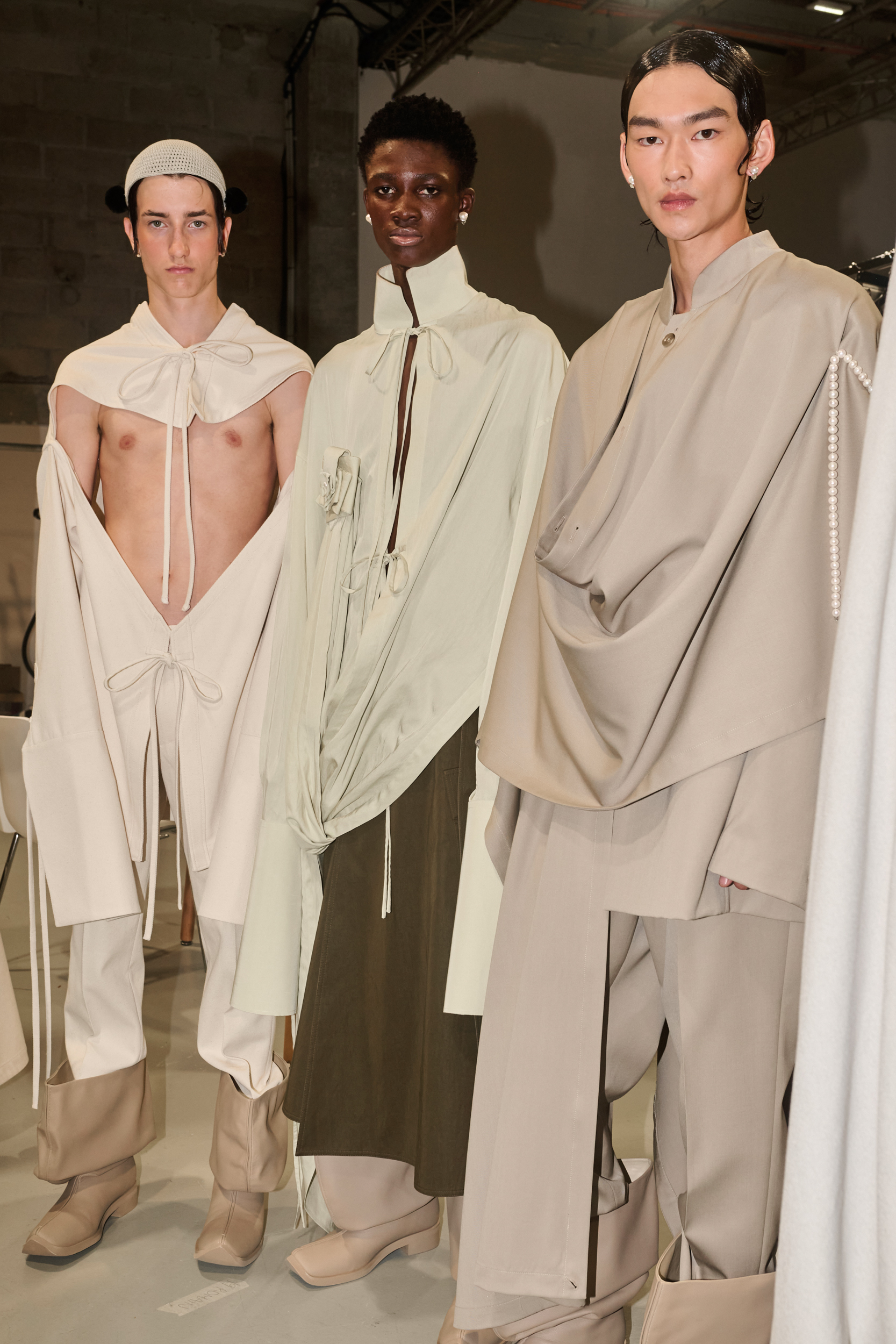 Sean Suen  Spring 2025 Men's Fashion Show Backstage