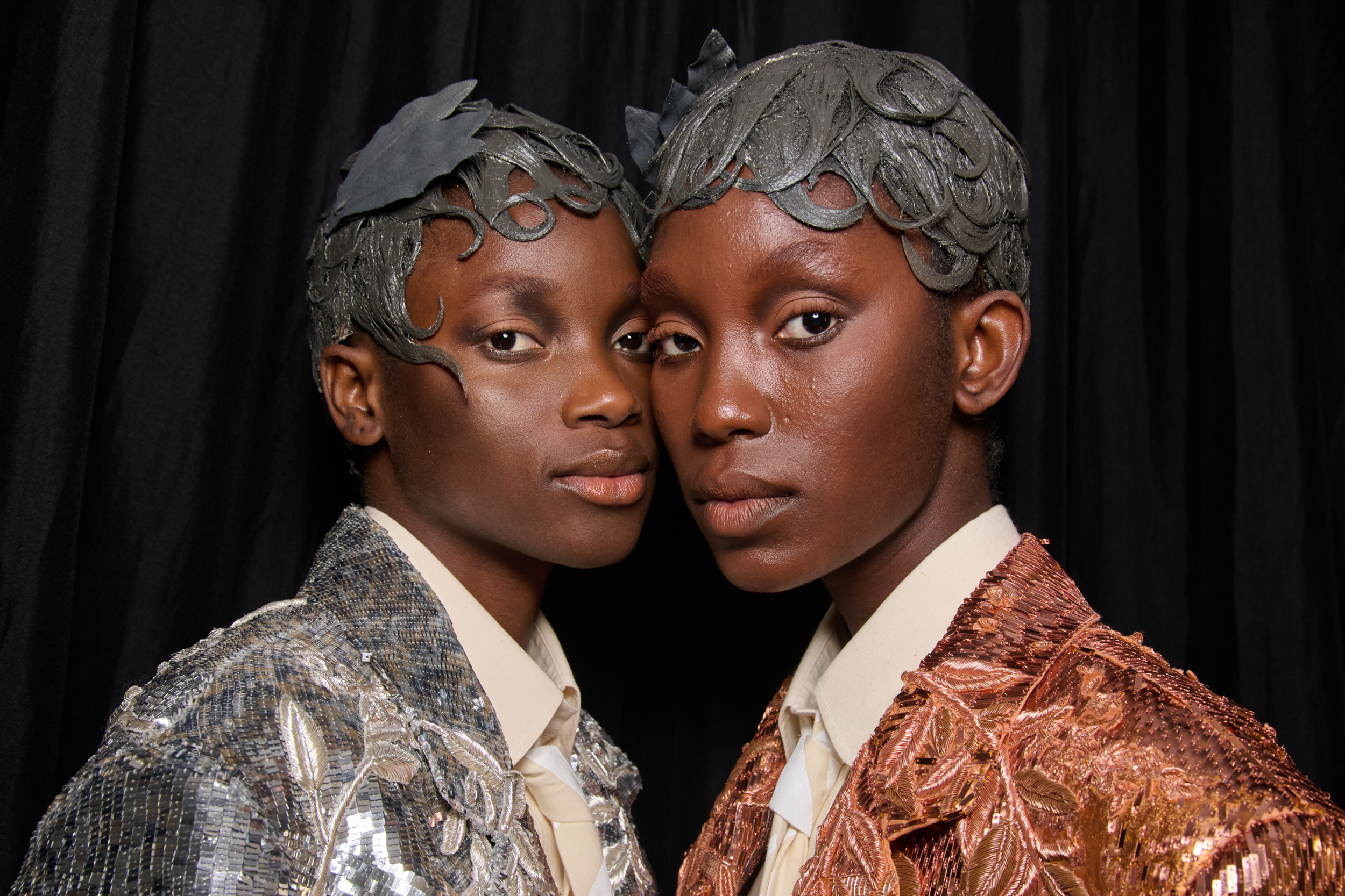 Thom Browne Fall 2024 Couture Fashion Show Backstage