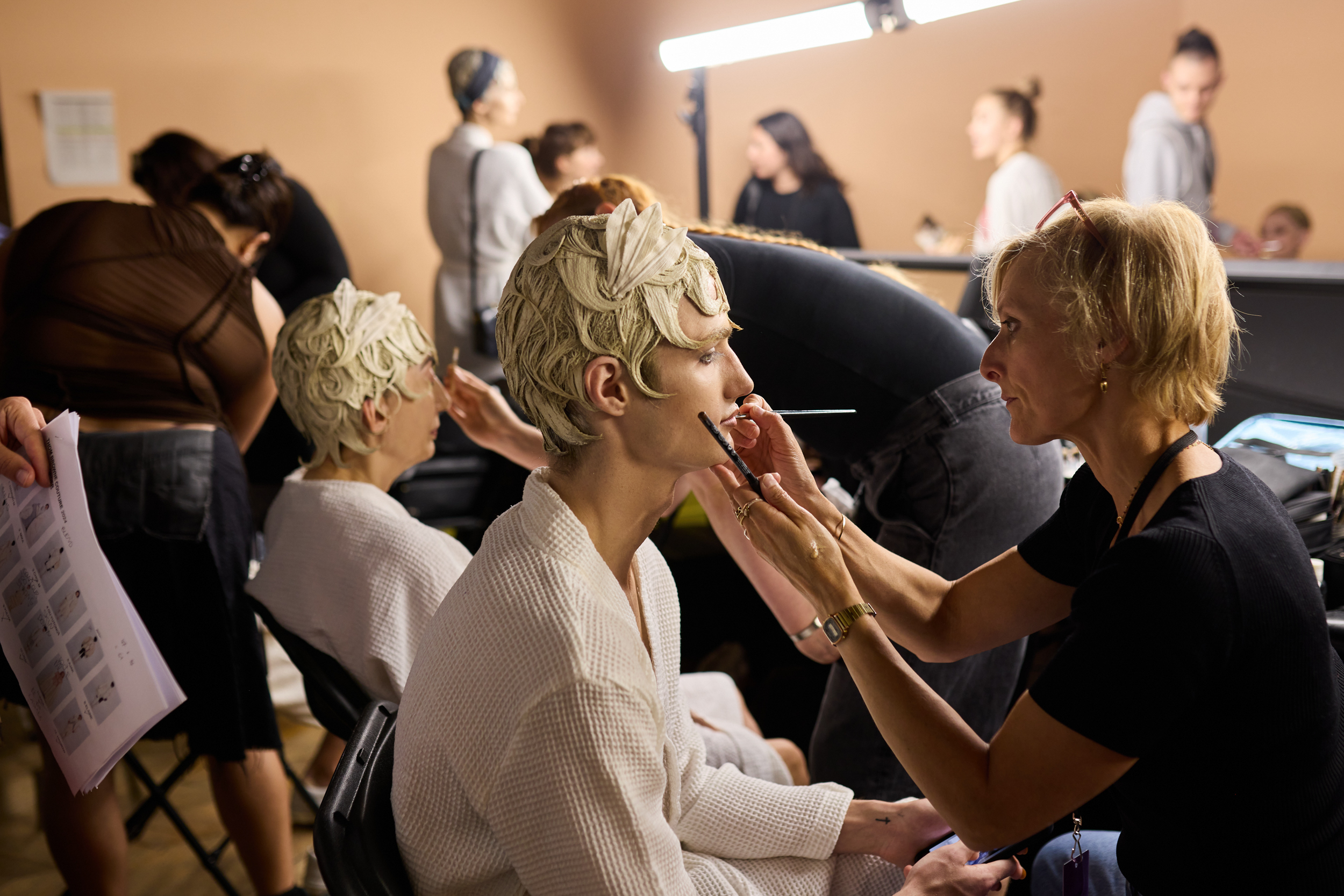 Thom Browne Fall 2024 Couture Fashion Show Backstage