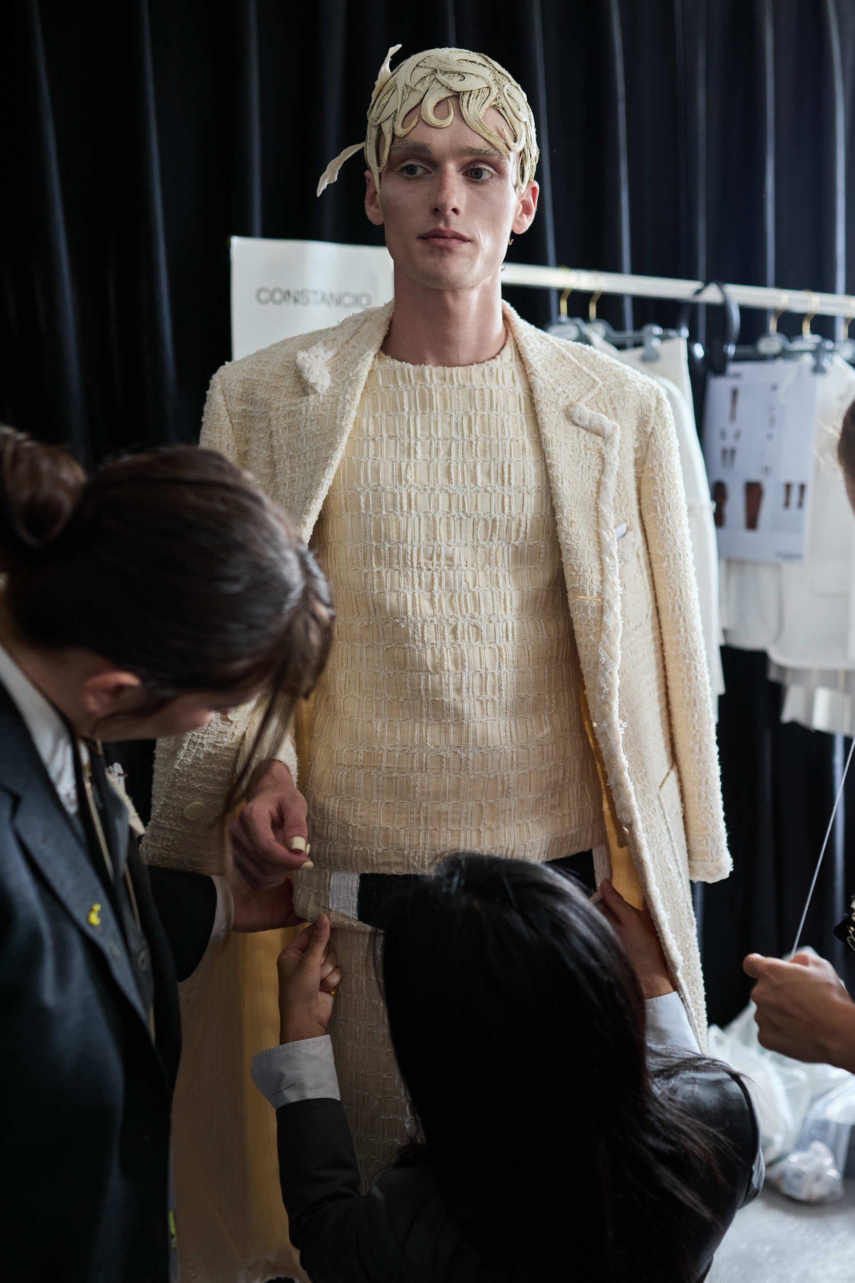 Thom Browne Fall 2024 Couture Fashion Show Backstage