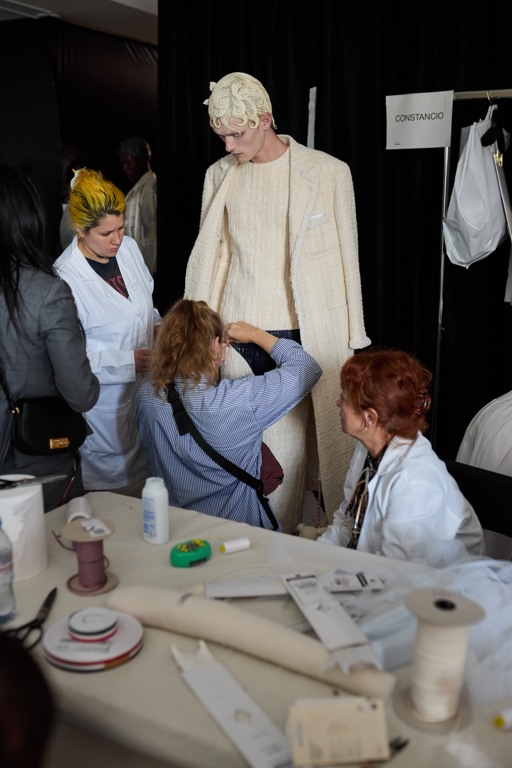 Thom Browne Fall 2024 Couture Fashion Show Backstage