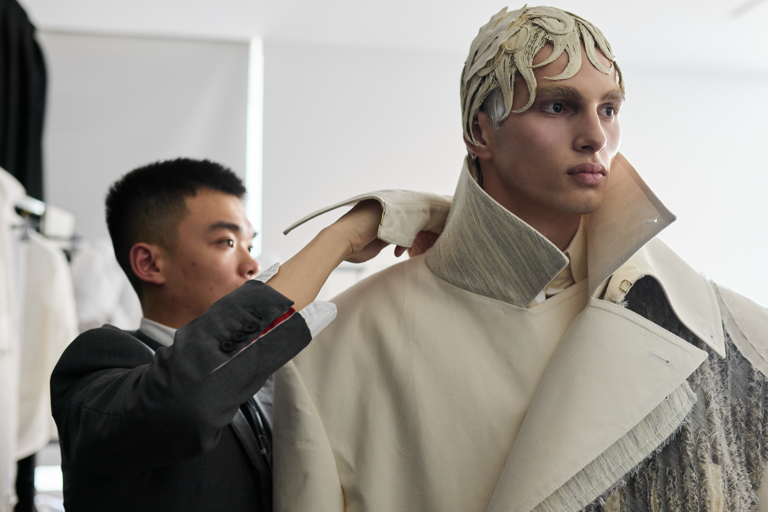 Thom Browne Fall 2024 Couture Fashion Show Backstage