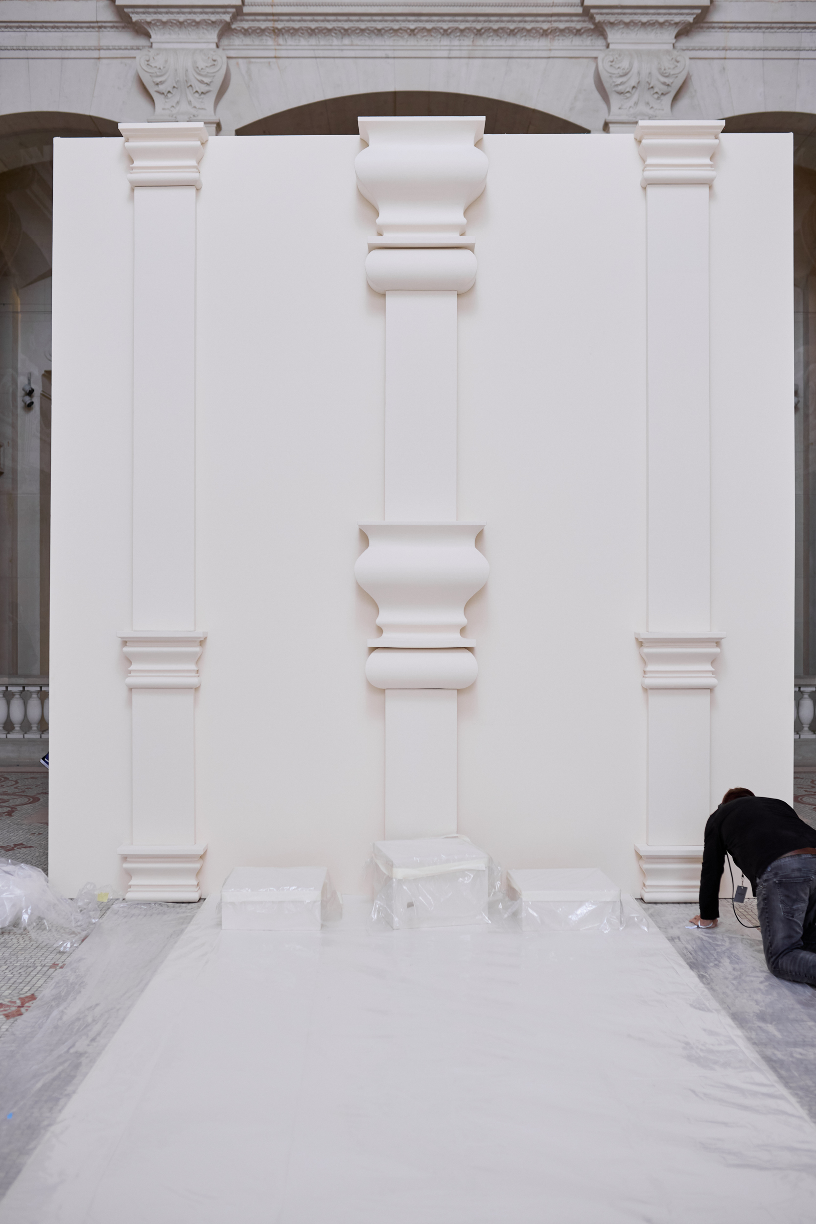 Thom Browne Fall 2024 Couture Fashion Show Backstage