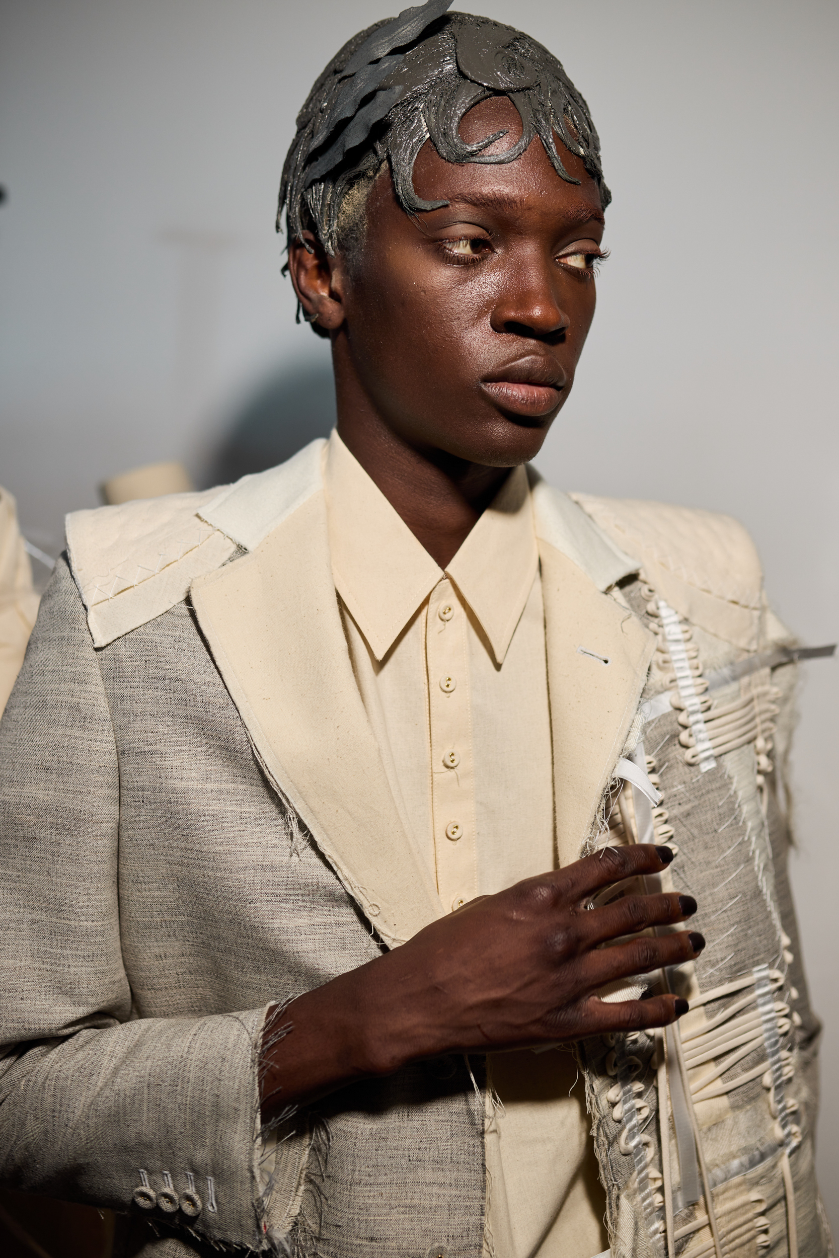 Thom Browne Fall 2024 Couture Fashion Show Backstage