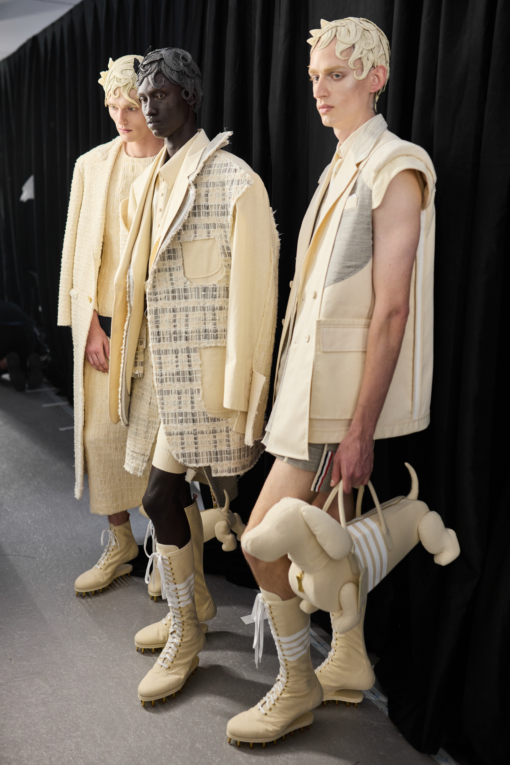 Thom Browne Fall 2024 Couture Fashion Show Backstage