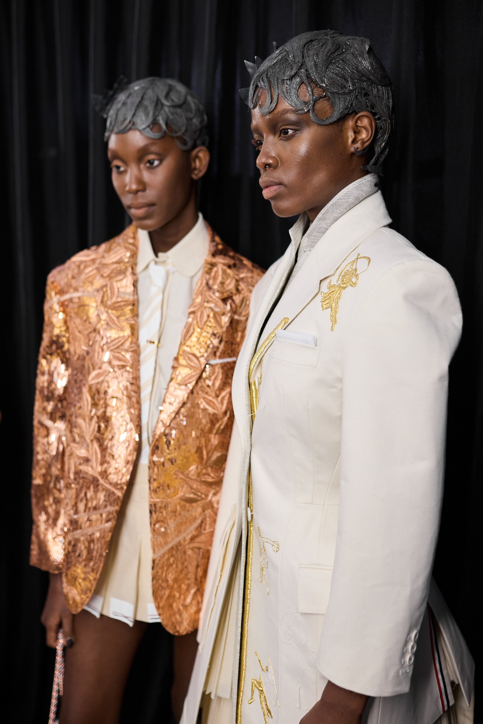 Thom Browne Fall 2024 Couture Fashion Show Backstage