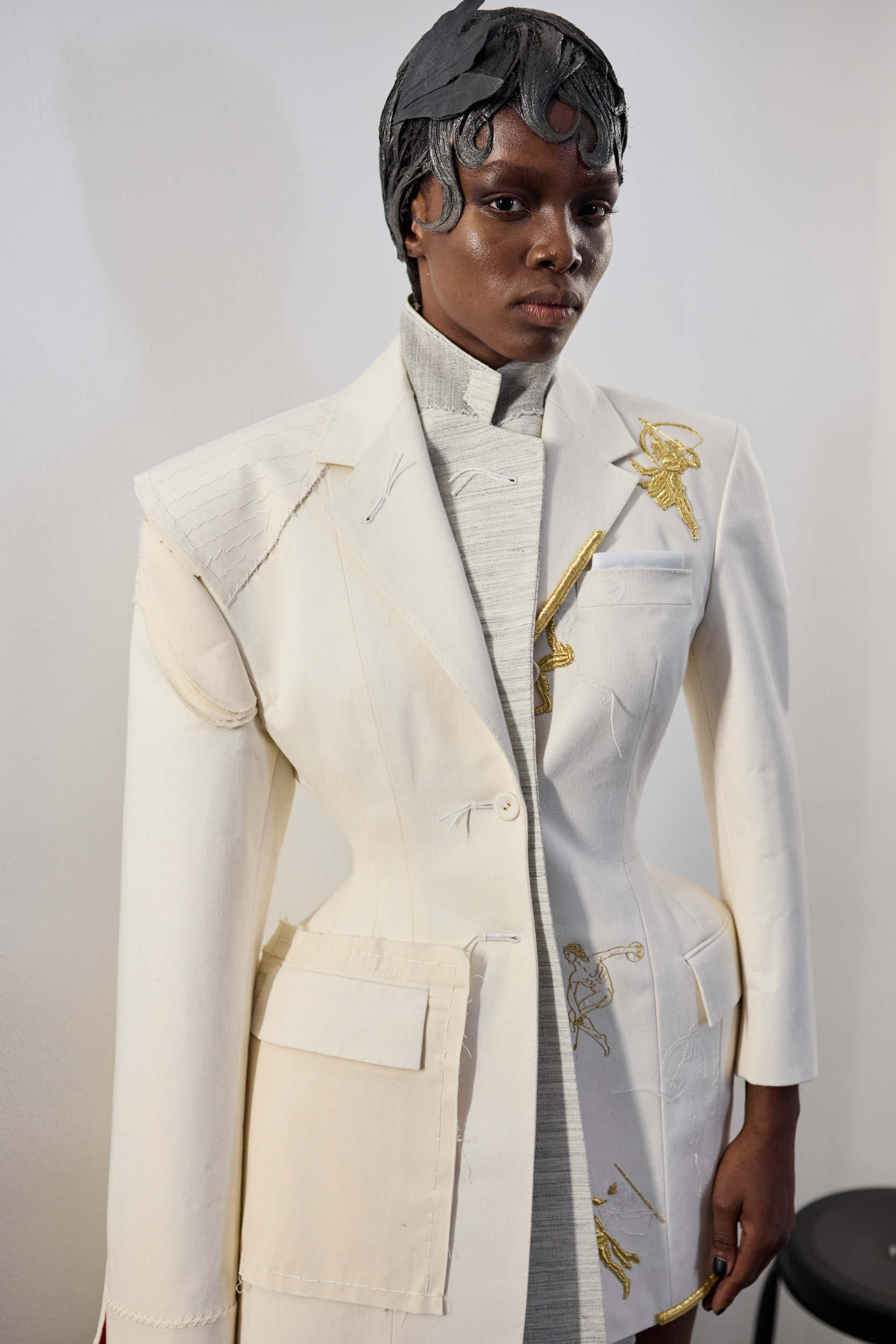 Thom Browne Fall 2024 Couture Fashion Show Backstage