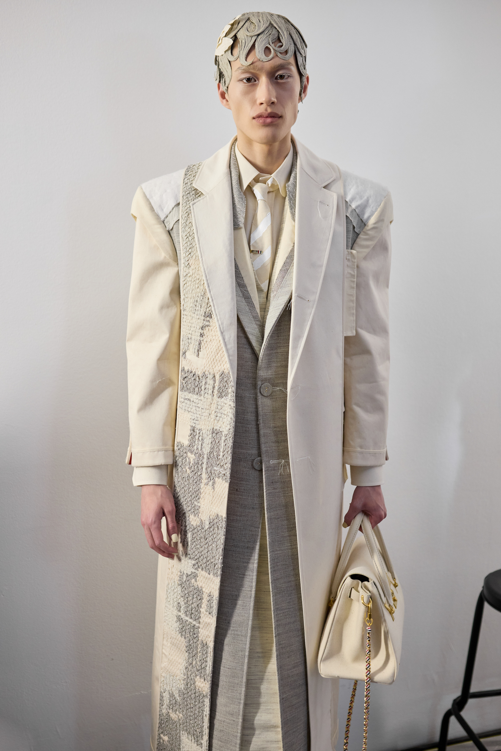 Thom Browne Fall 2024 Couture Fashion Show Backstage