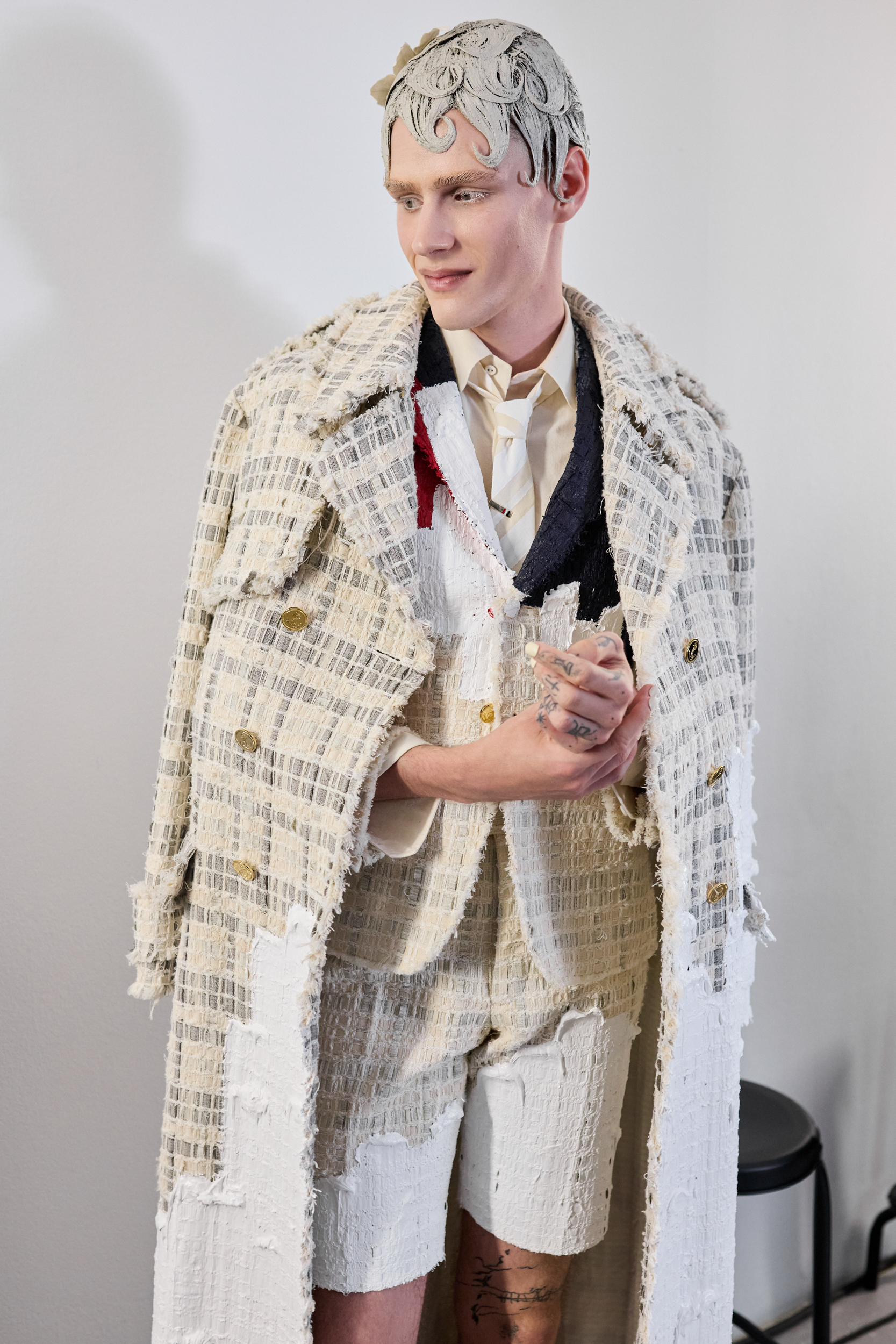 Thom Browne Fall 2024 Couture Fashion Show Backstage