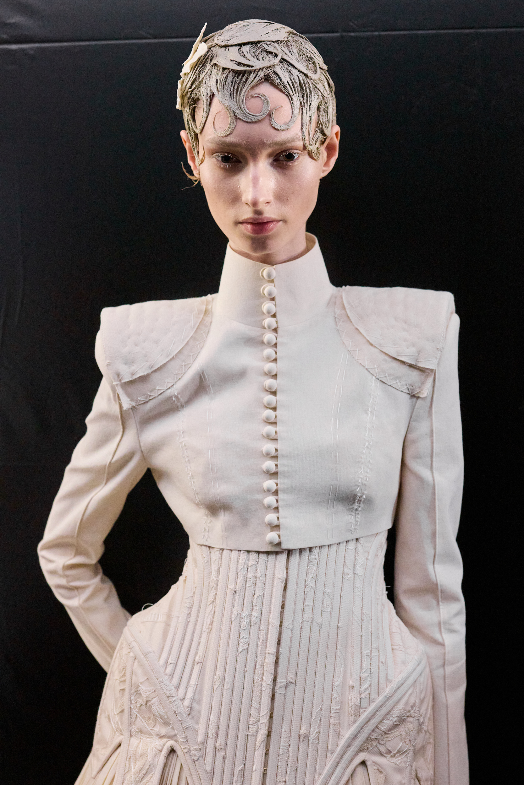 Thom Browne Fall 2024 Couture Fashion Show Backstage