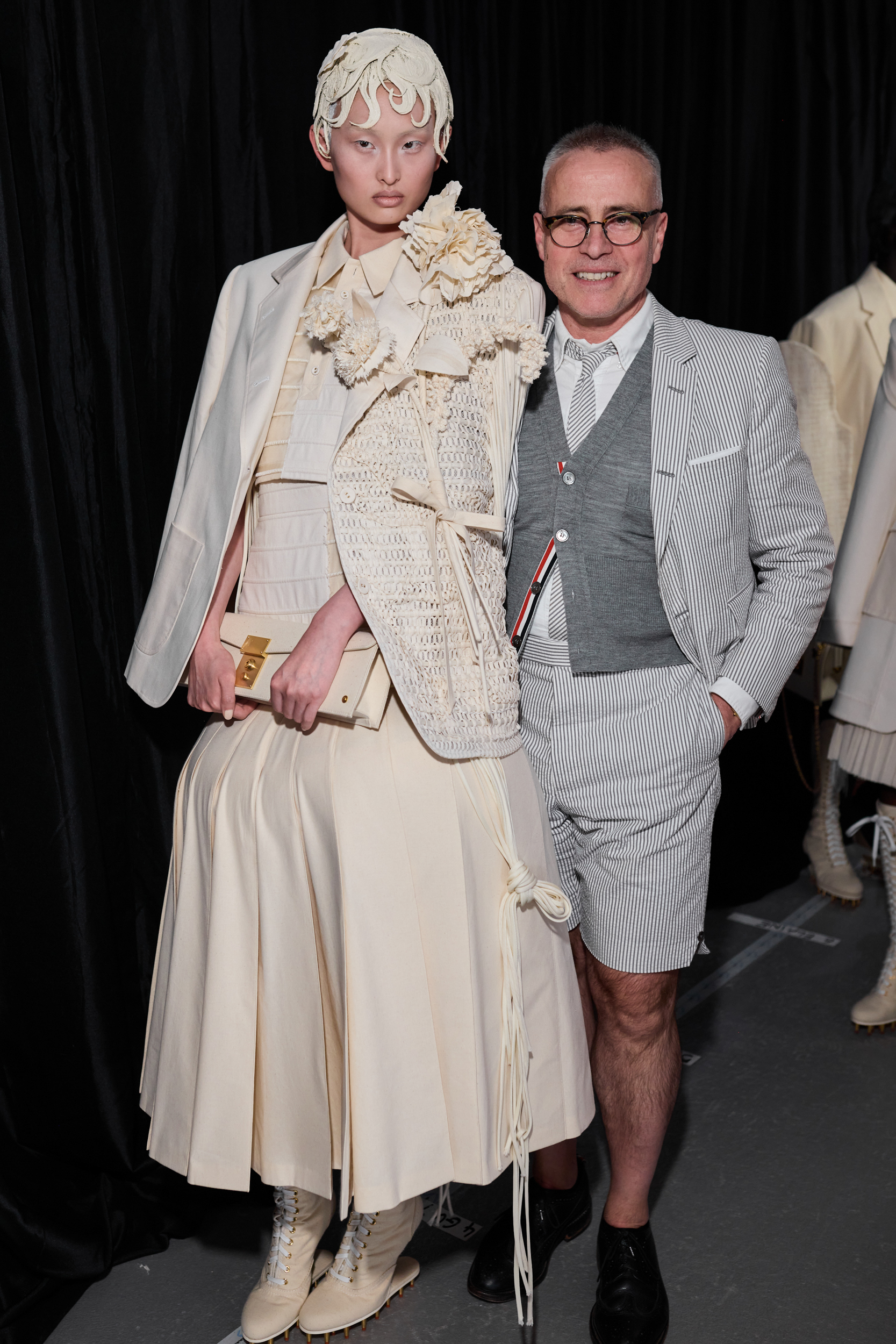 Thom Browne Fall 2024 Couture Fashion Show Backstage