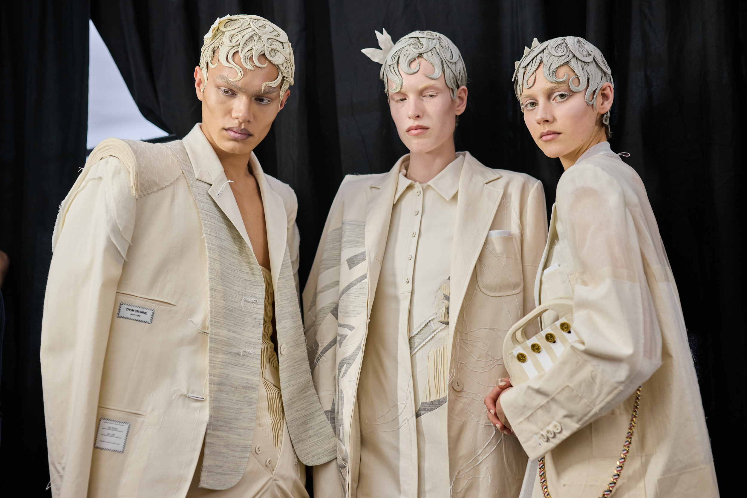 Thom Browne Fall 2024 Couture Fashion Show Backstage