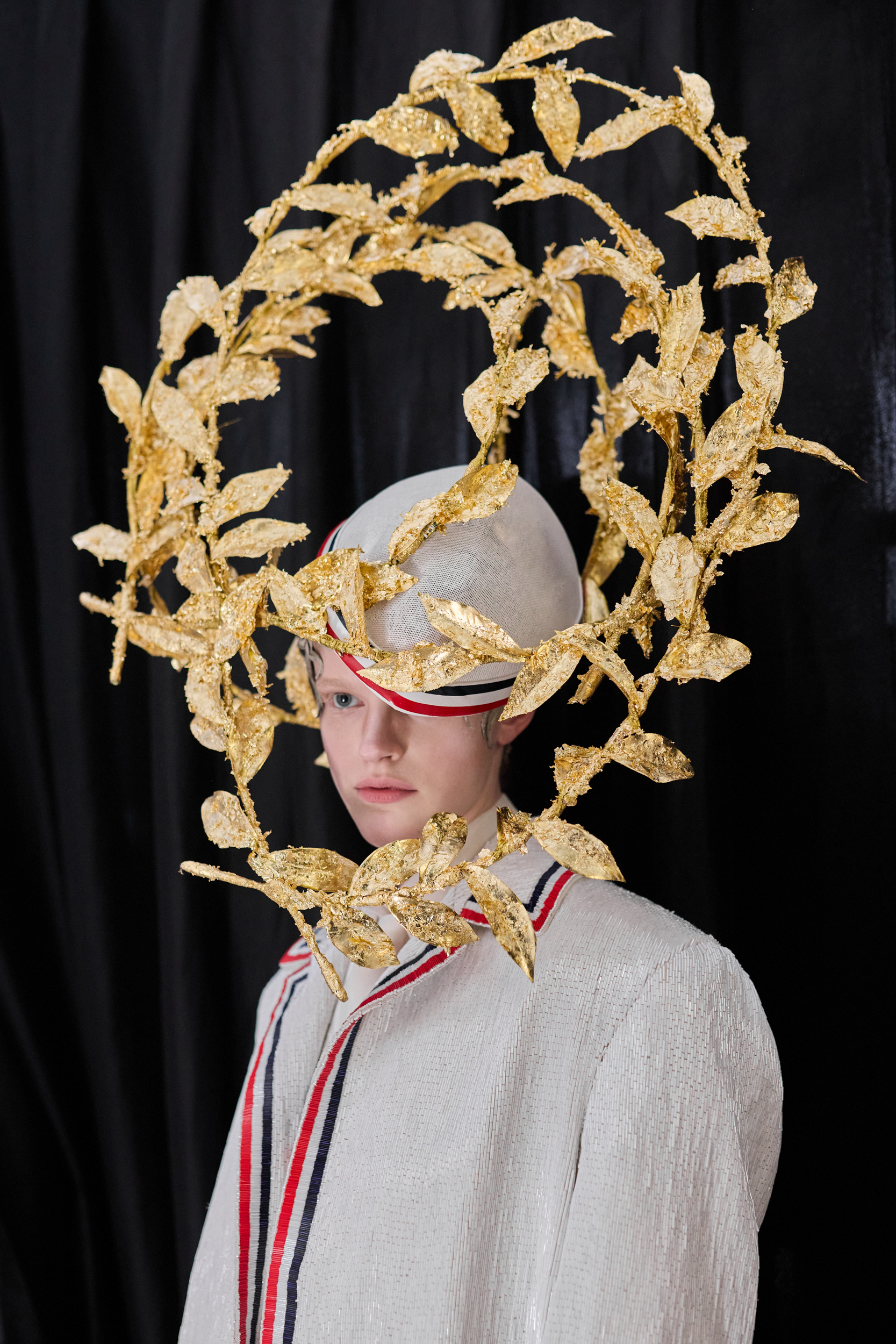 Thom Browne Fall 2024 Couture Fashion Show Backstage