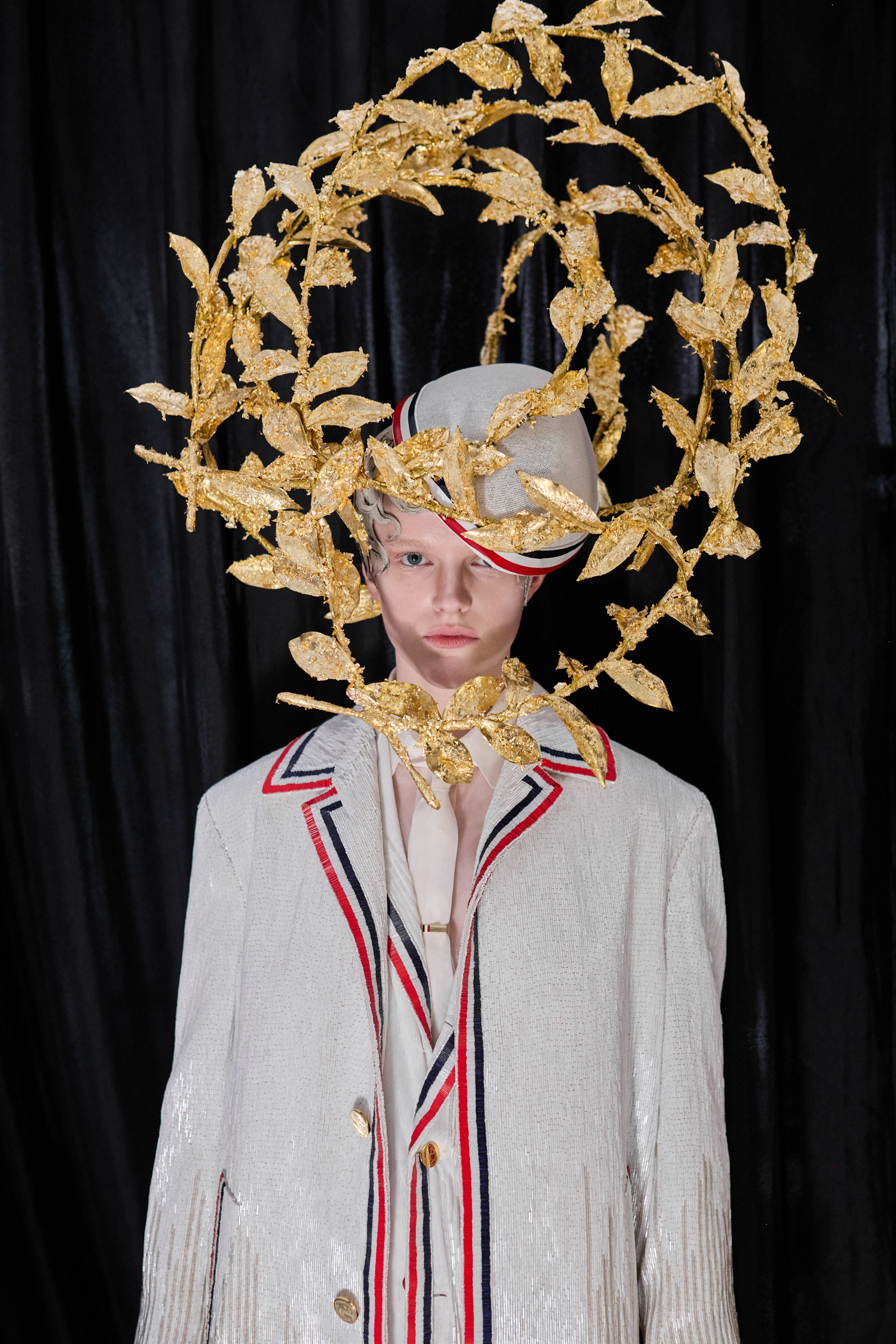 Thom Browne Fall 2024 Couture Fashion Show Backstage