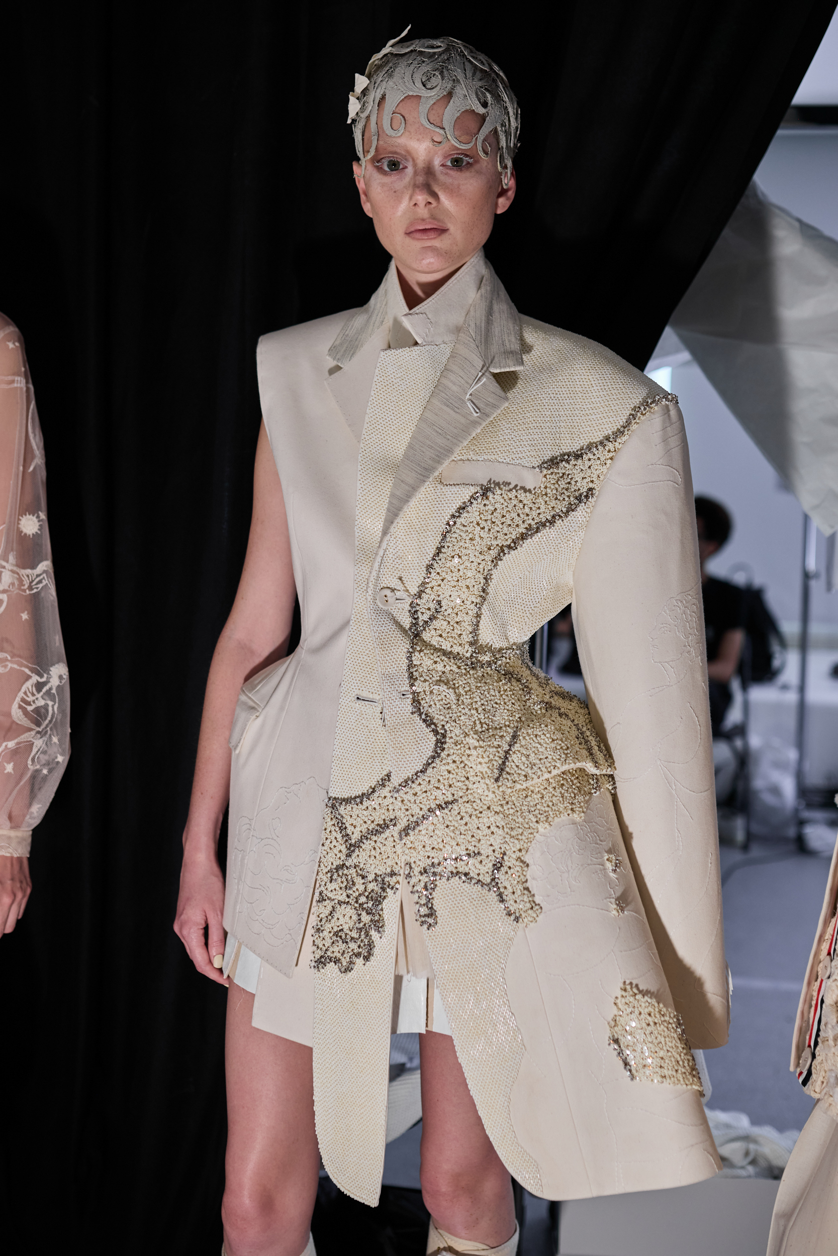 Thom Browne Fall 2024 Couture Fashion Show Backstage