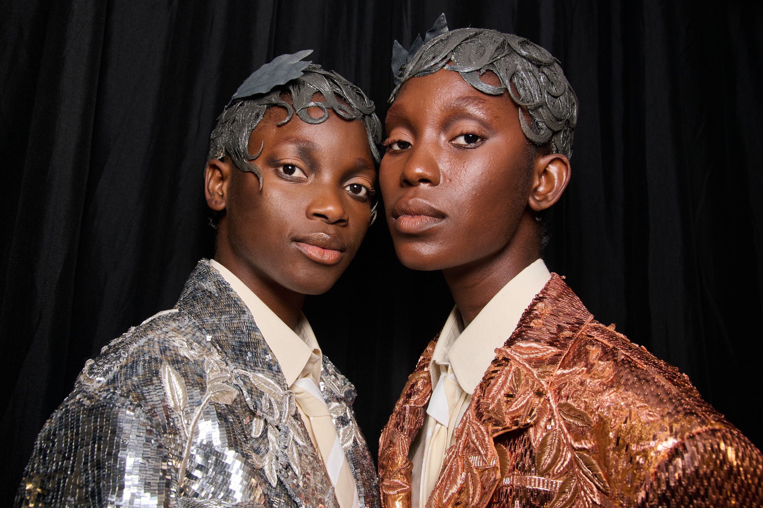 Thom Browne Fall 2024 Couture Fashion Show Backstage