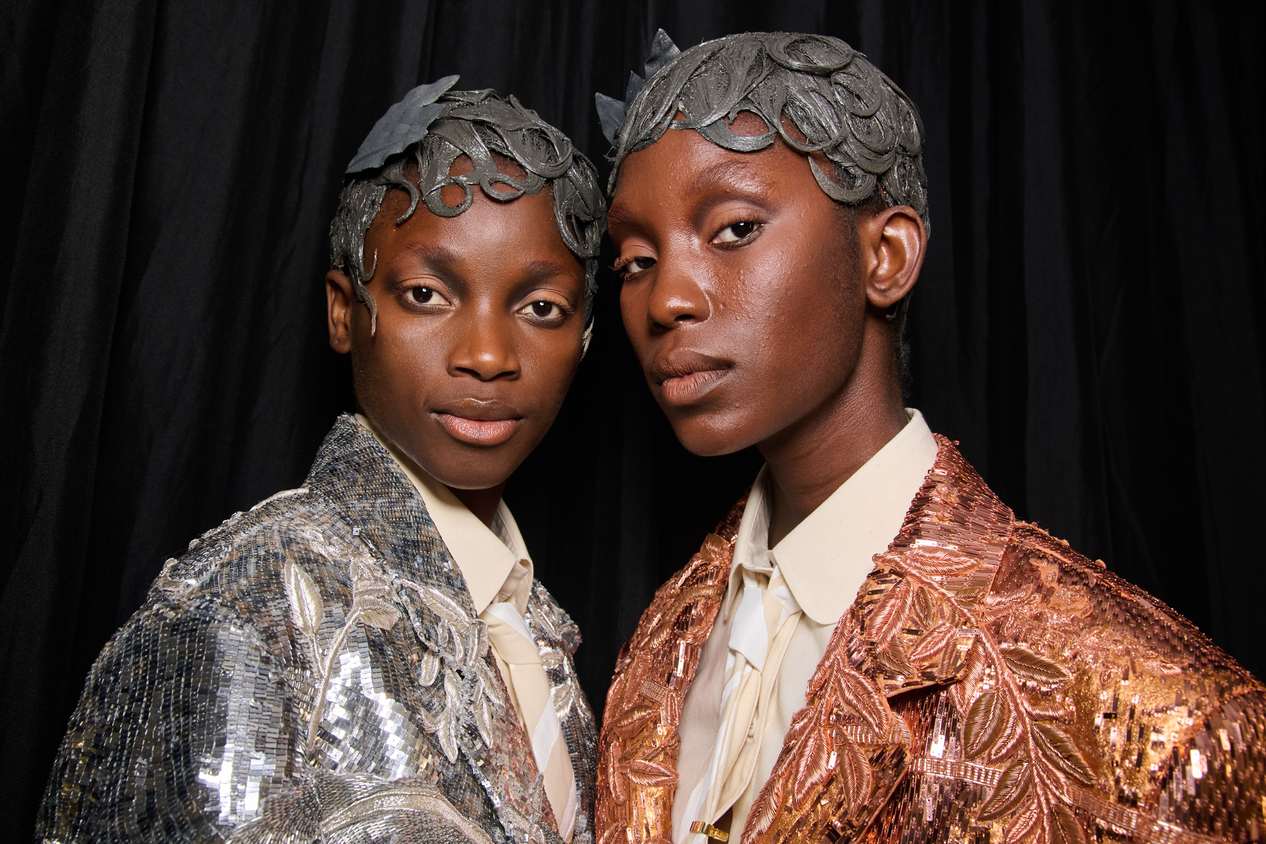 Thom Browne Fall 2024 Couture Fashion Show Backstage