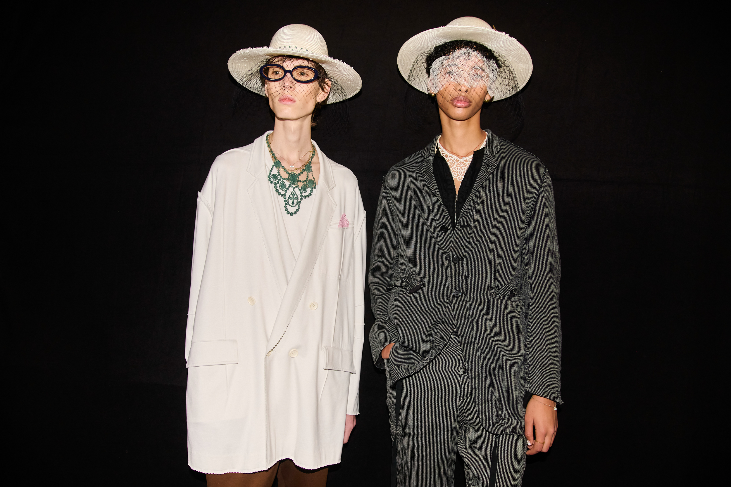 Undercover  Spring 2025 Men's Fashion Show Backstage