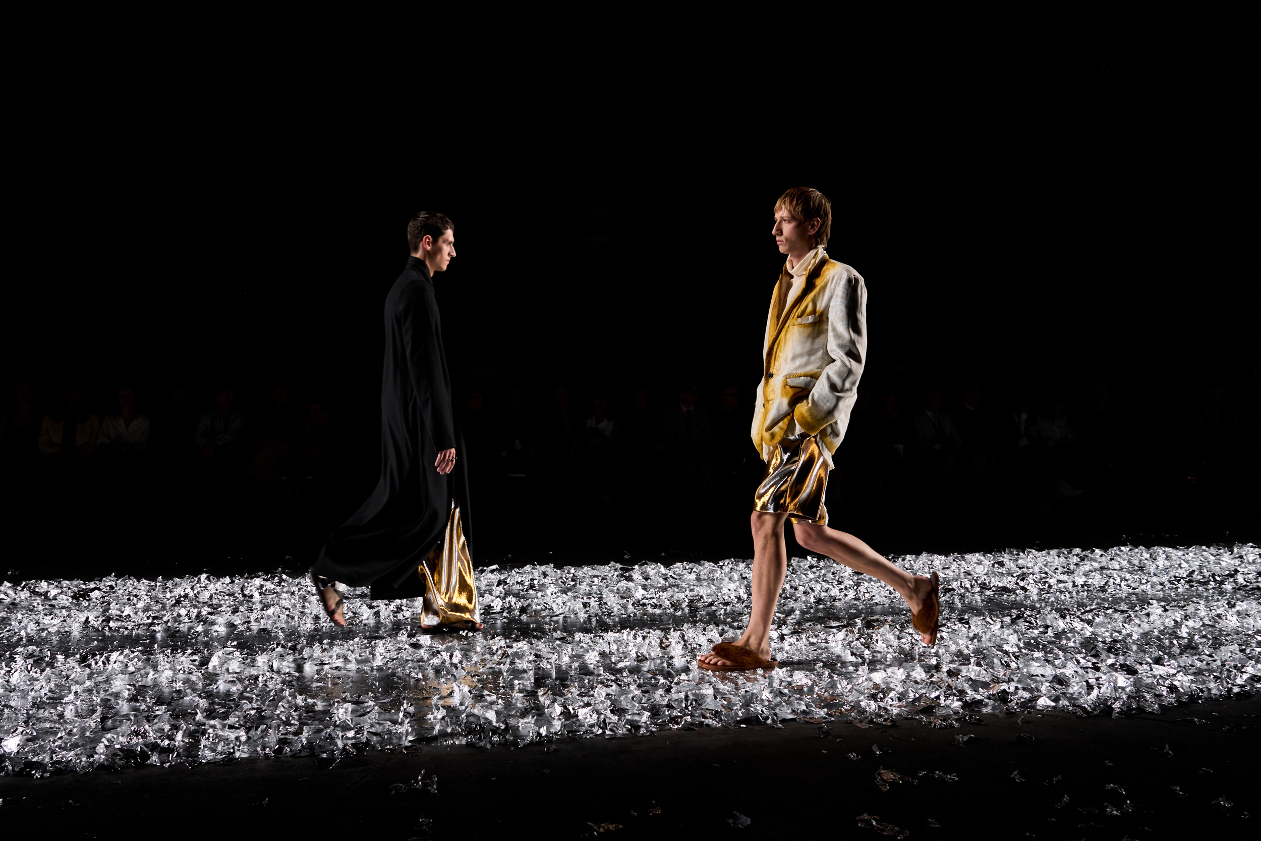 Dries Van Noten  Spring 2025 Men's Fashion Show Atmosphere