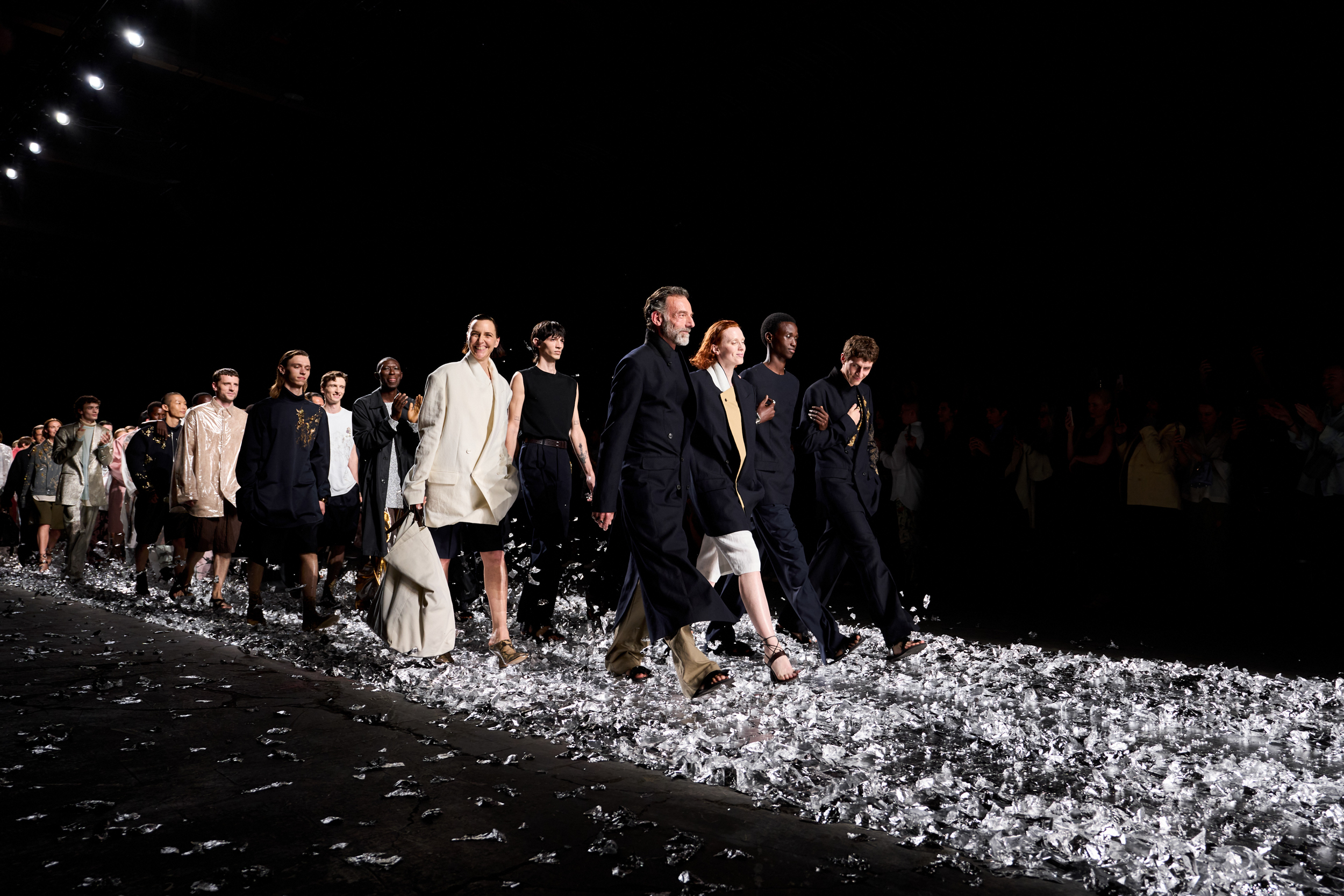 Dries Van Noten  Spring 2025 Men's Fashion Show Atmosphere