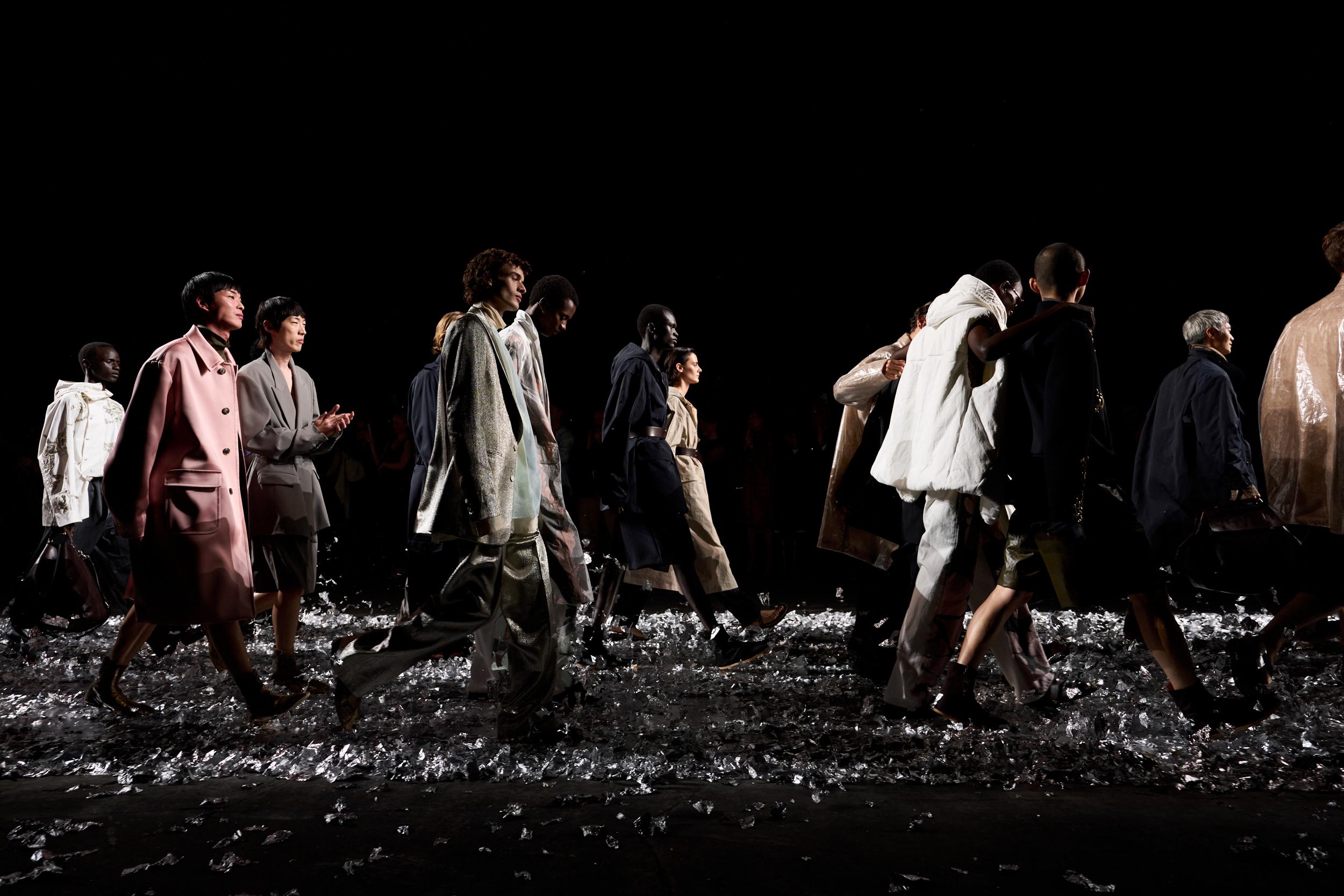 Dries Van Noten  Spring 2025 Men's Fashion Show Atmosphere